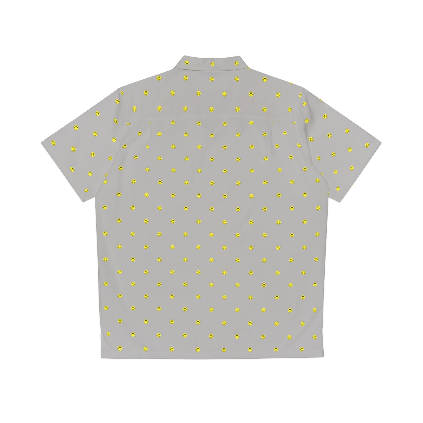 Smiley face shirt grey