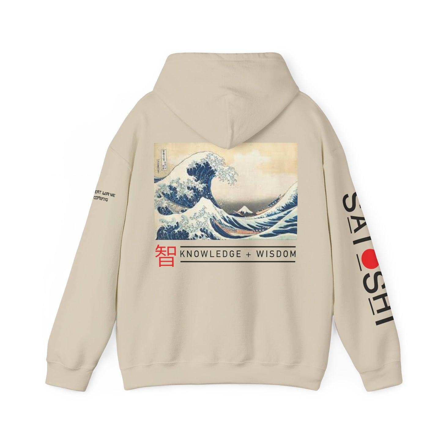 Bitcoin Hoodie - Satoshi Nakamoto Japanese Streetwear | Crypto Wave Design