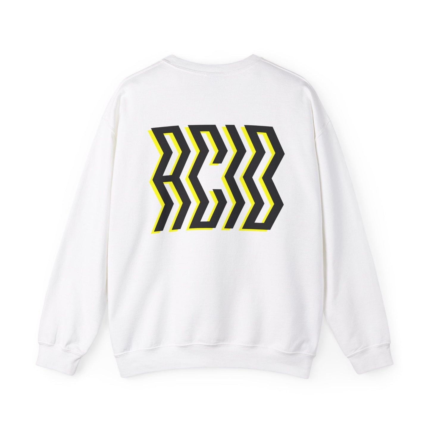 whit acid sweatshirt, ACID house back print