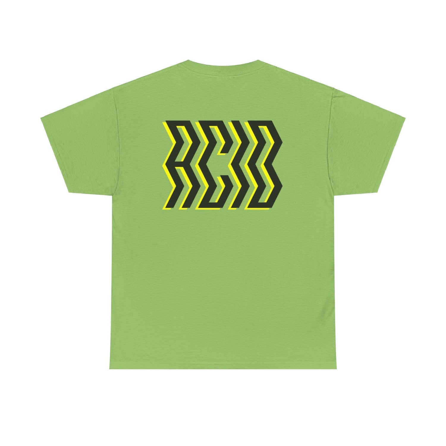 acid house t shirt green