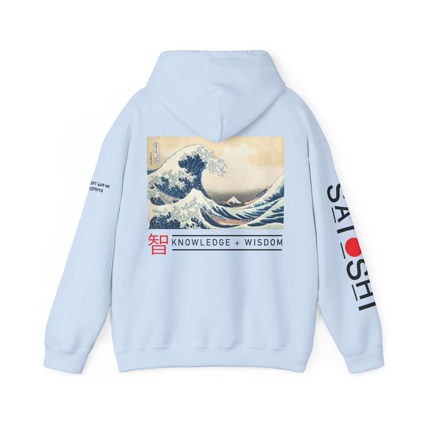Bitcoin Hoodie - Satoshi Nakamoto Japanese Streetwear | Crypto Wave Design