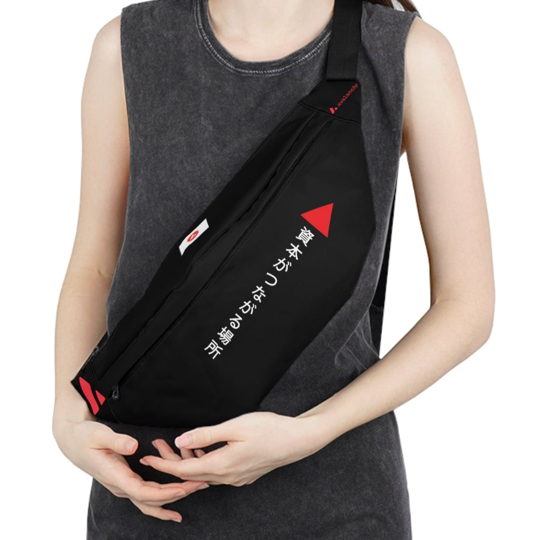 Avalanche Adoption Japanese Streetwear Crossbody Bag