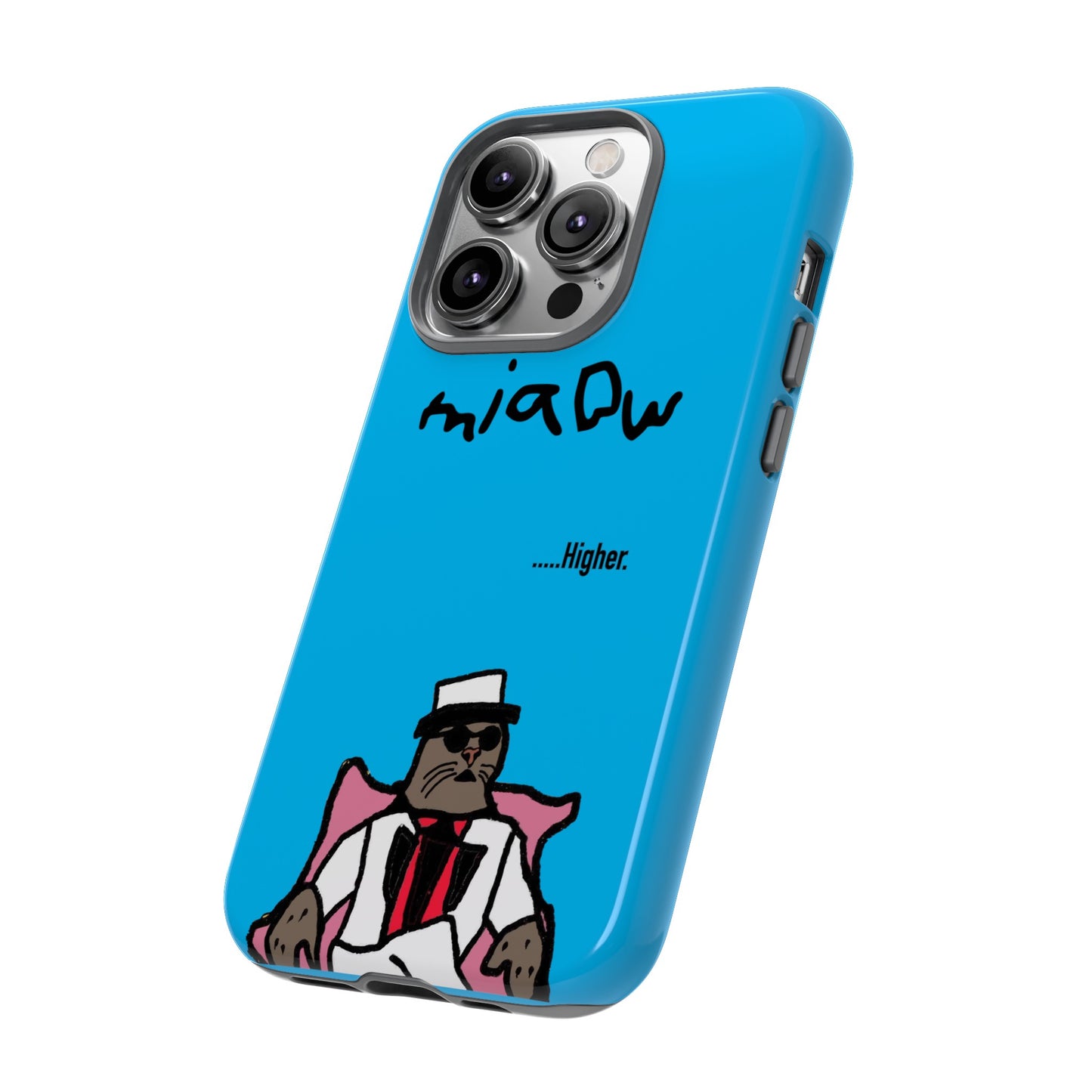 $MIAOW Phone case - Harder - Bright blue