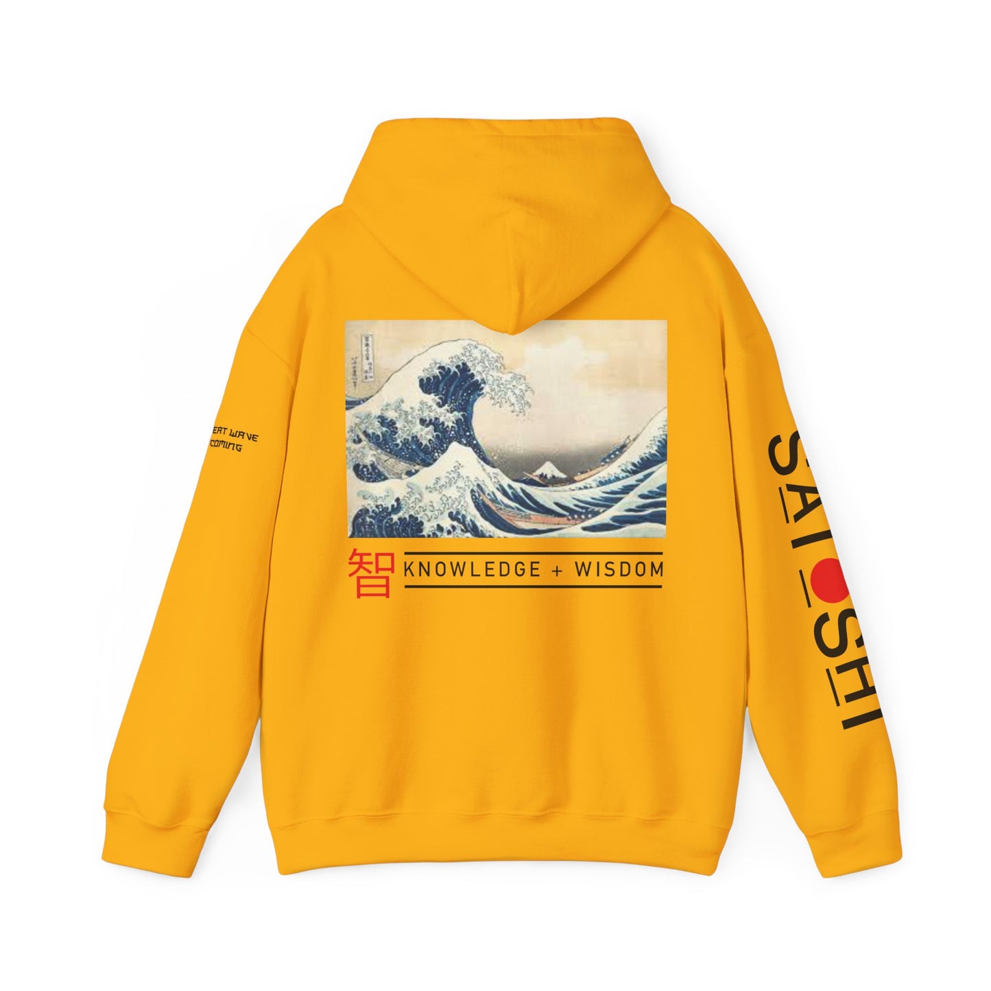 Bitcoin Hoodie - Satoshi Nakamoto Japanese Streetwear | Crypto Wave Design