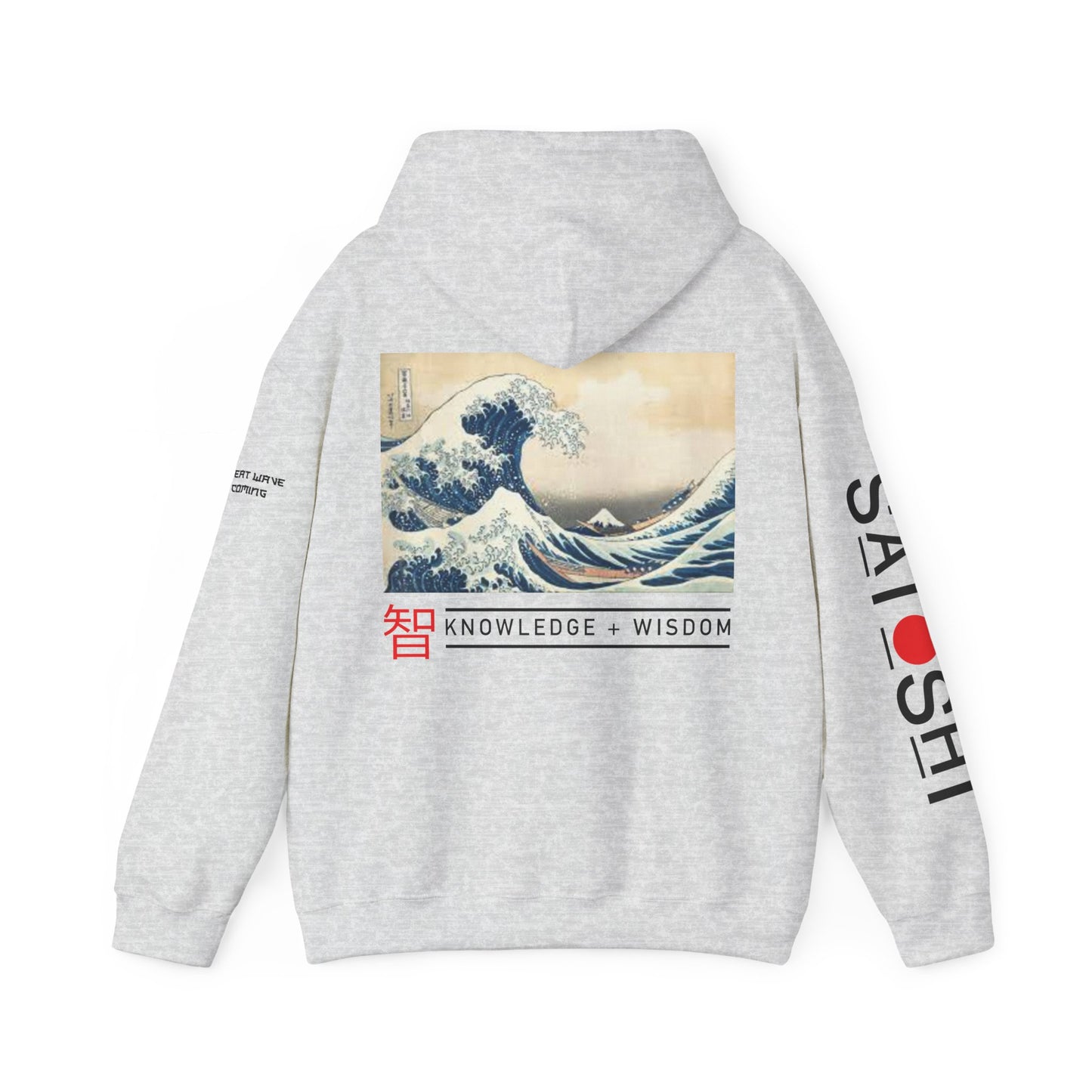 Bitcoin Hoodie - Satoshi Nakamoto Japanese Streetwear | Crypto Wave Design