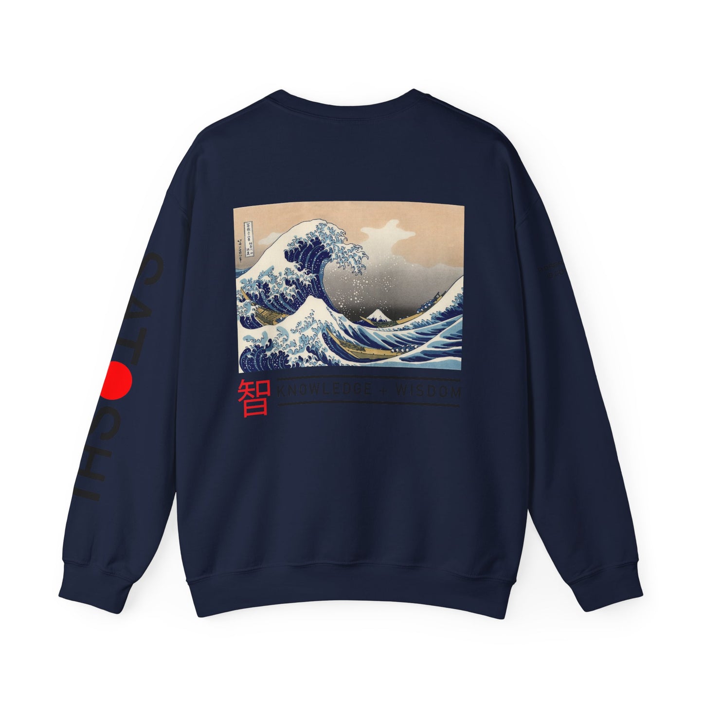 Bitcoin Sweatshirt – Japanese Wave-Inspired Satoshi Nakamoto Crypto Streetwear
