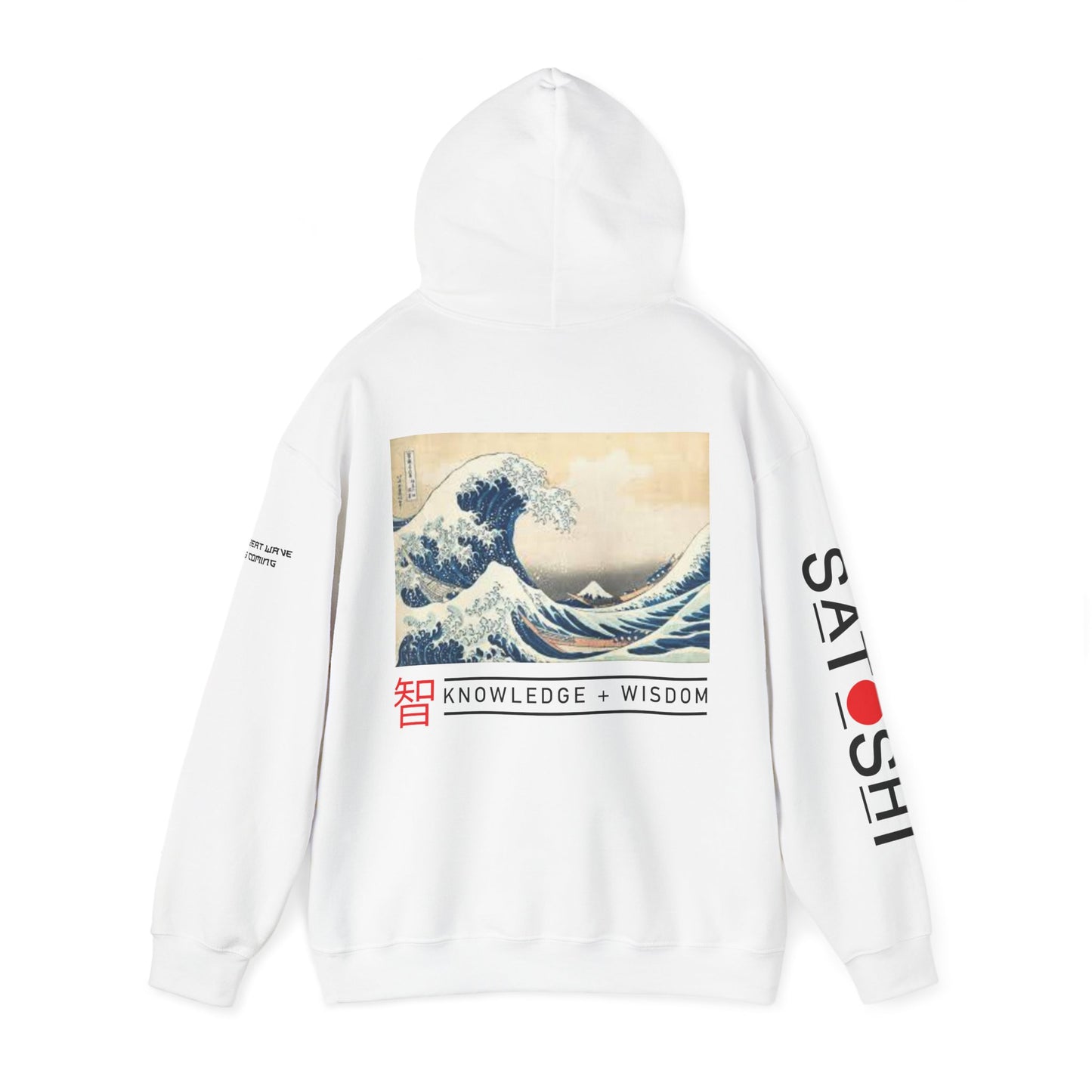 Bitcoin Hoodie - Satoshi Nakamoto Japanese Streetwear | Crypto Wave Design