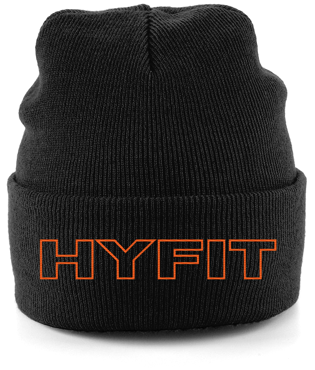 Cuffed Beanie (Unlimited Colour Embroidery) LOCK32 ORANGE