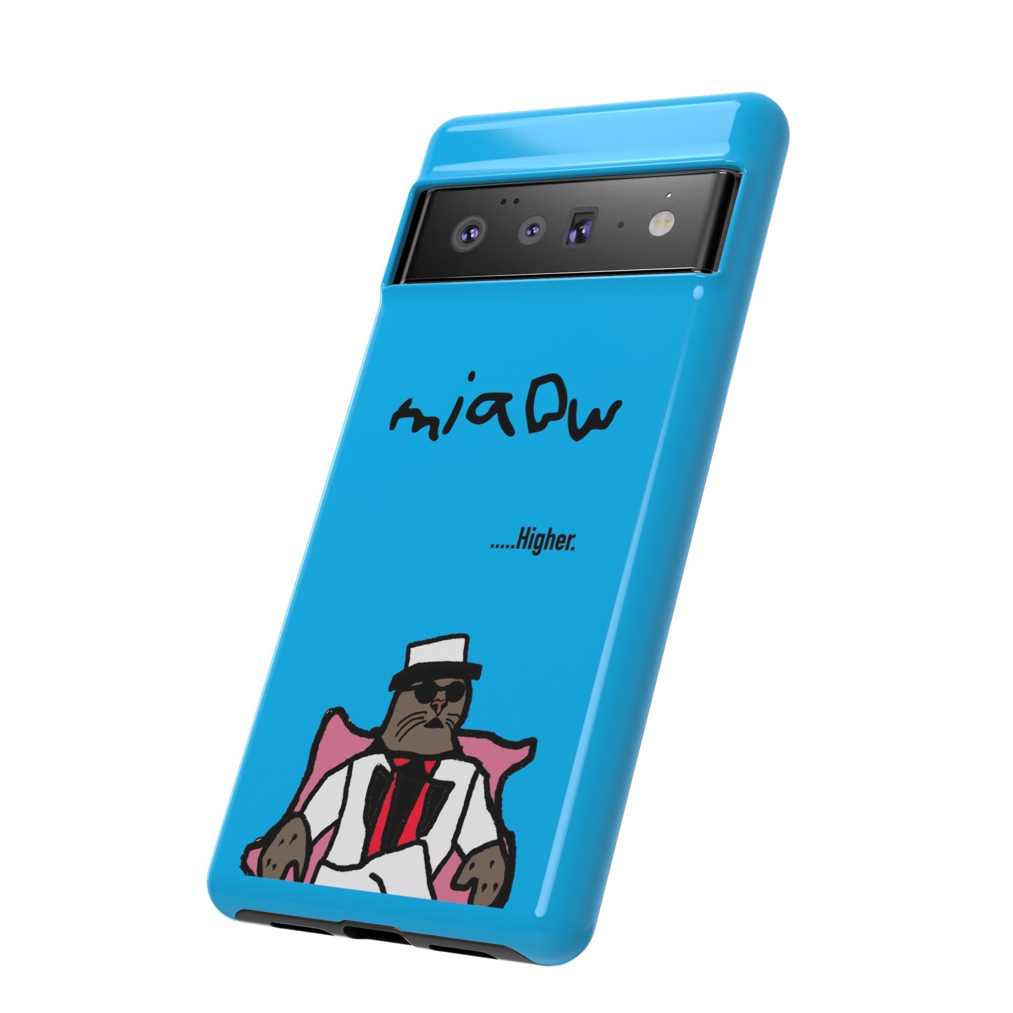 $MIAOW Phone case - Harder - Bright blue