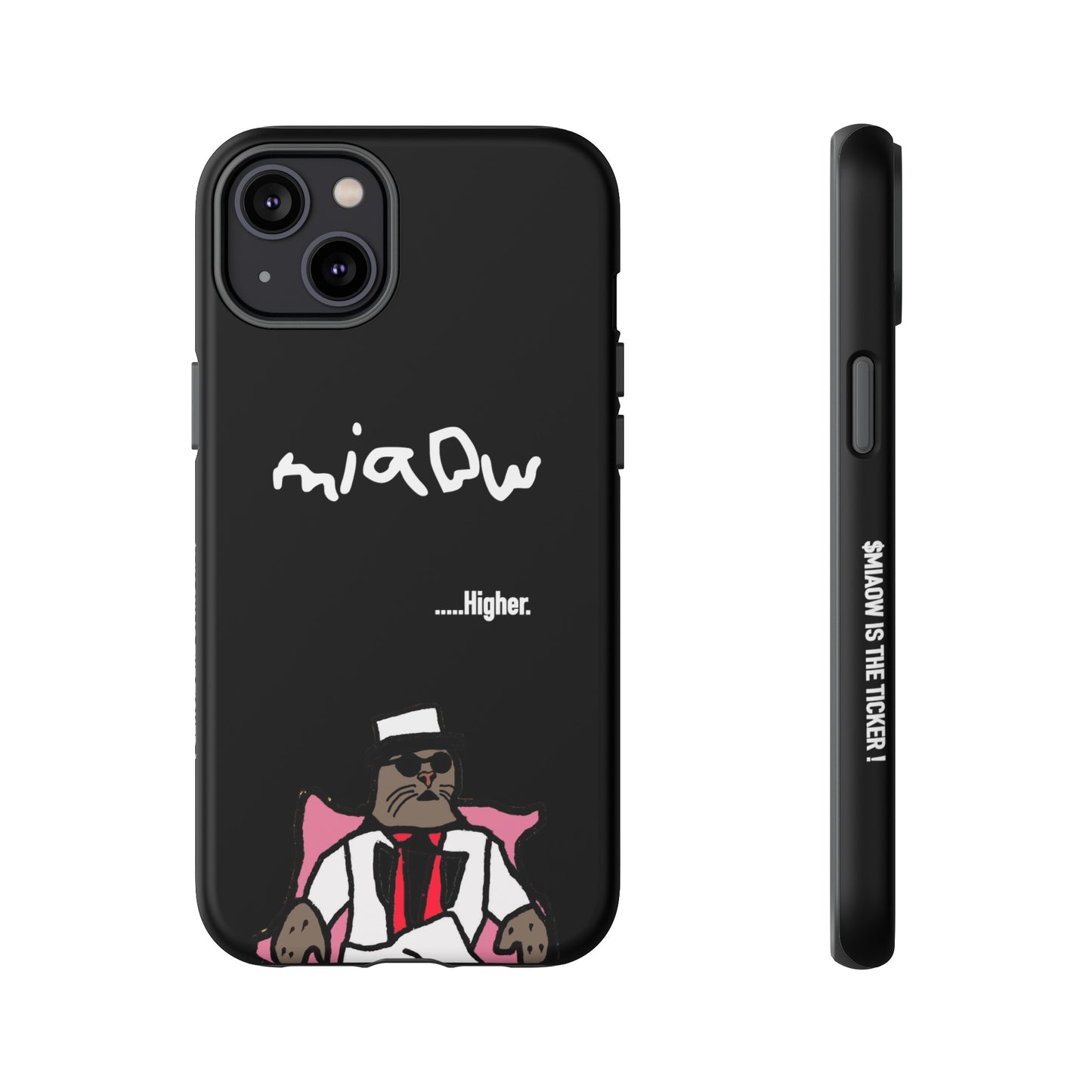 $MIAOW Phone case - Harder - Black