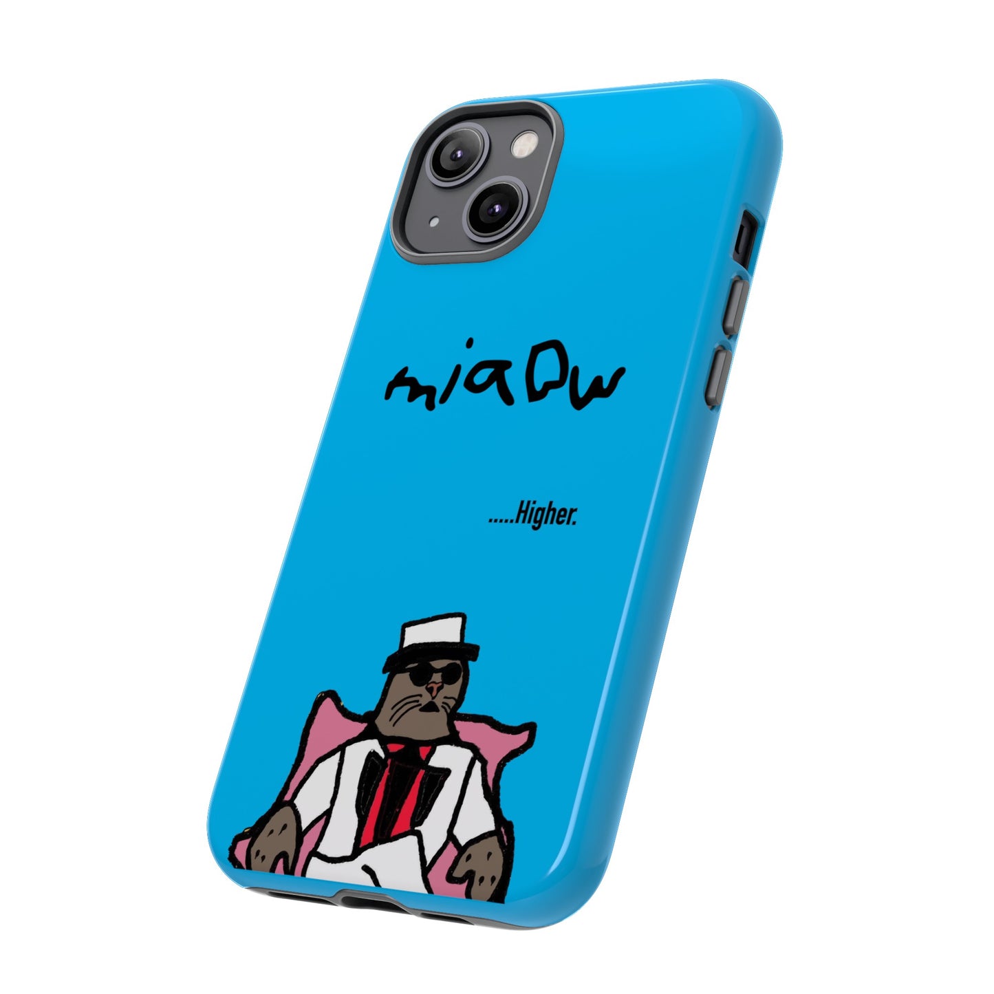 $MIAOW Phone case - Harder - Bright blue