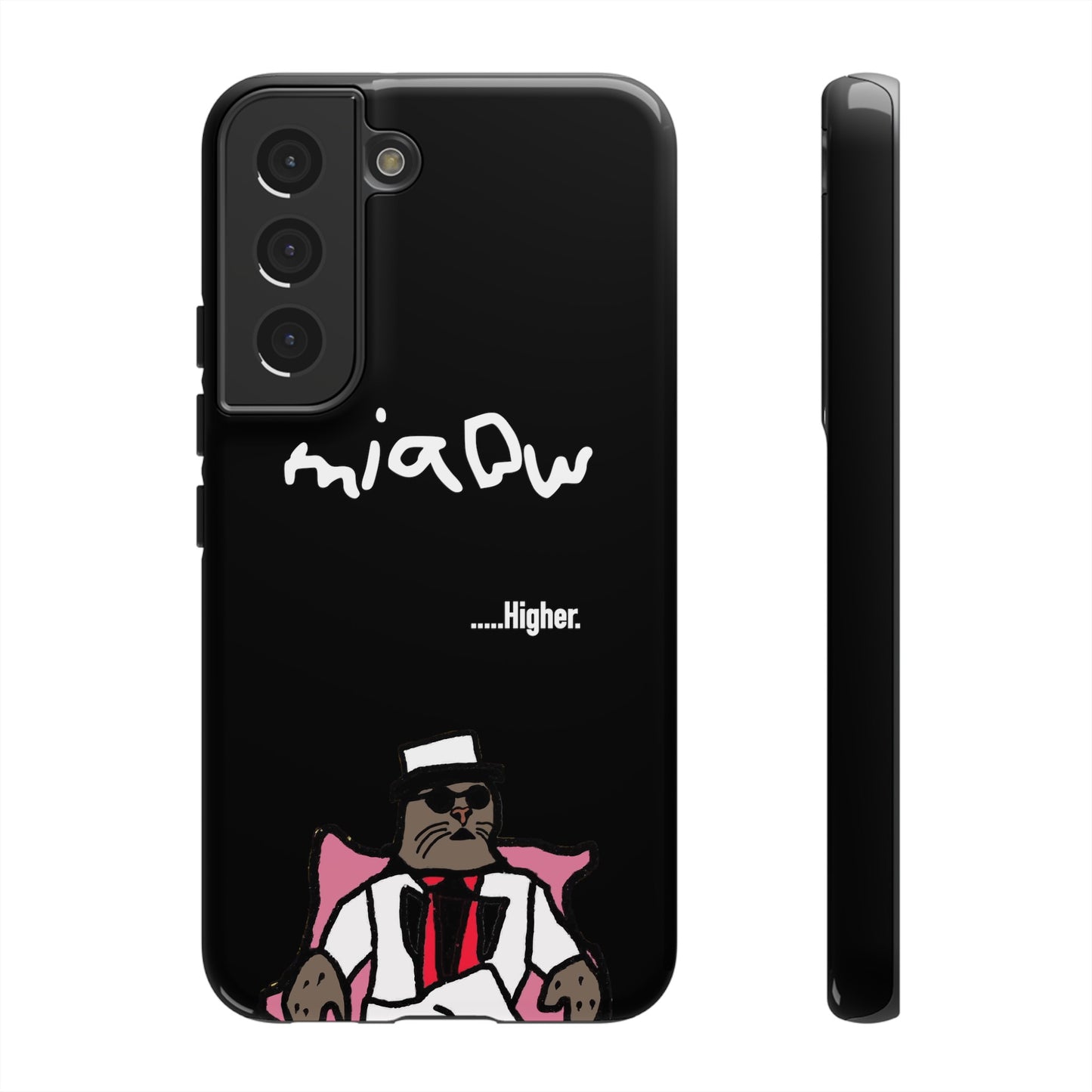 $MIAOW Phone case - Harder - Black