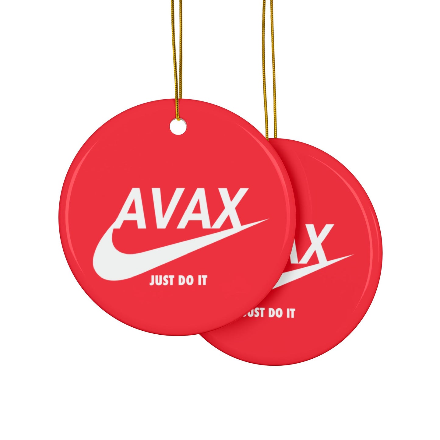Avax Just Do It Crypto Christmas Decoration