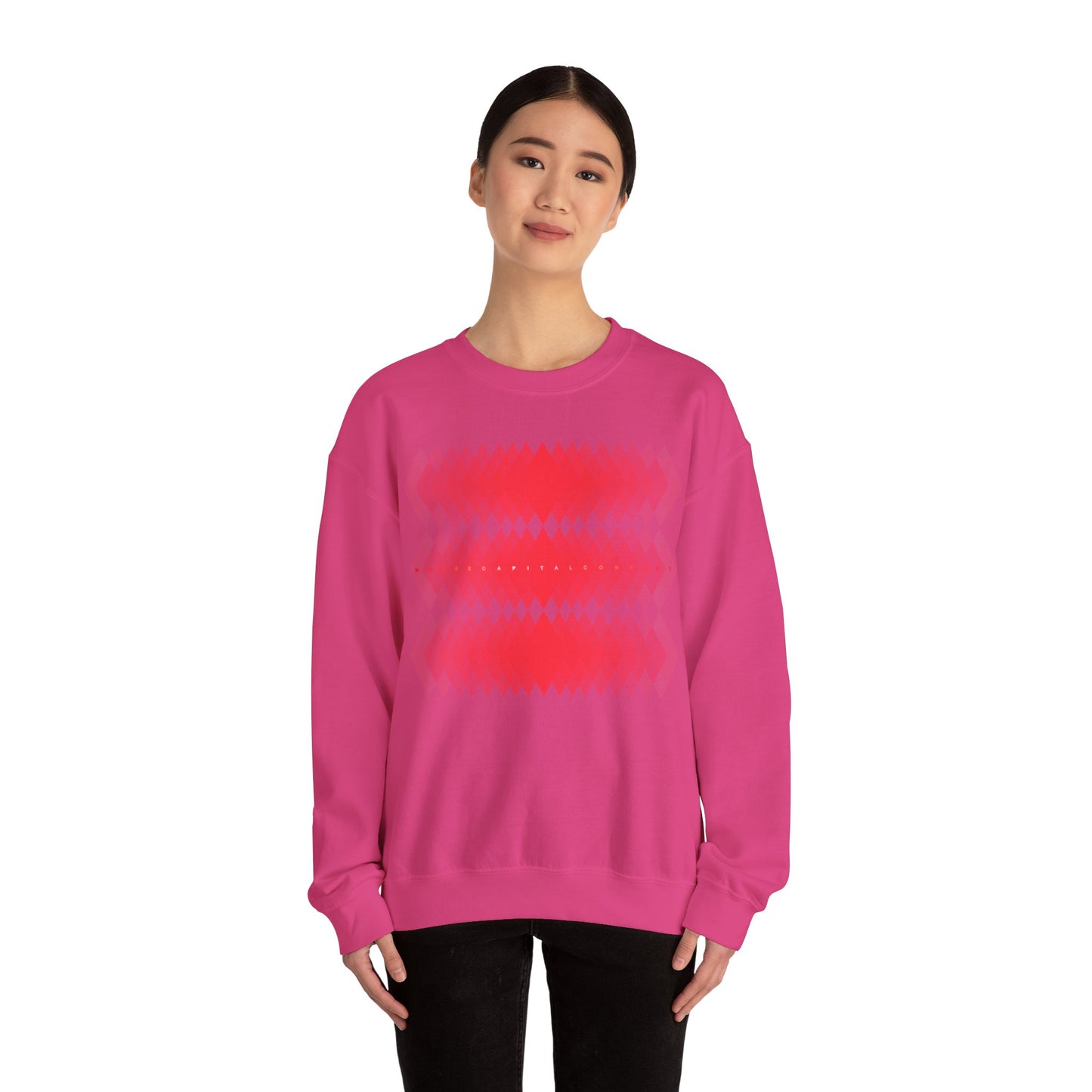 Avalanche Where Capital Connects Optical Illusion Sweatshirt