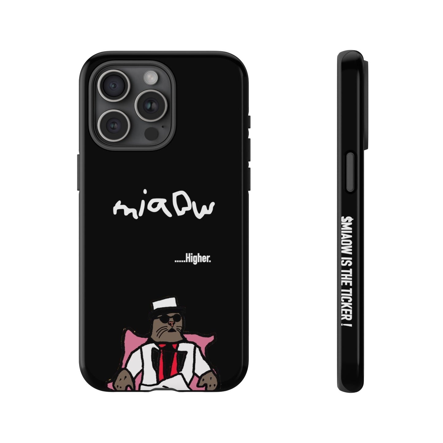 $MIAOW Phone case - Harder - Black