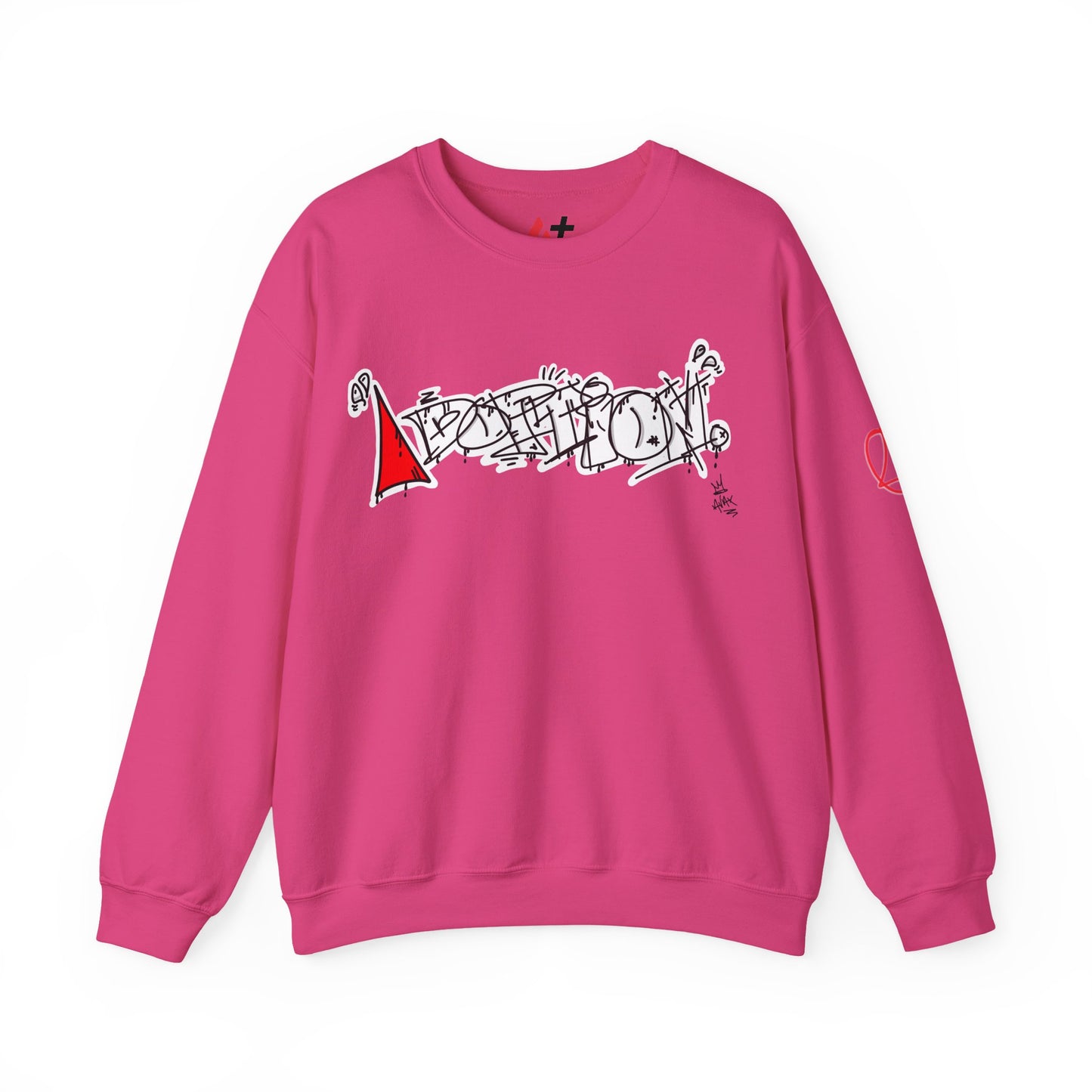 Black Avalanche Adoption Graffiti Sweatshirt