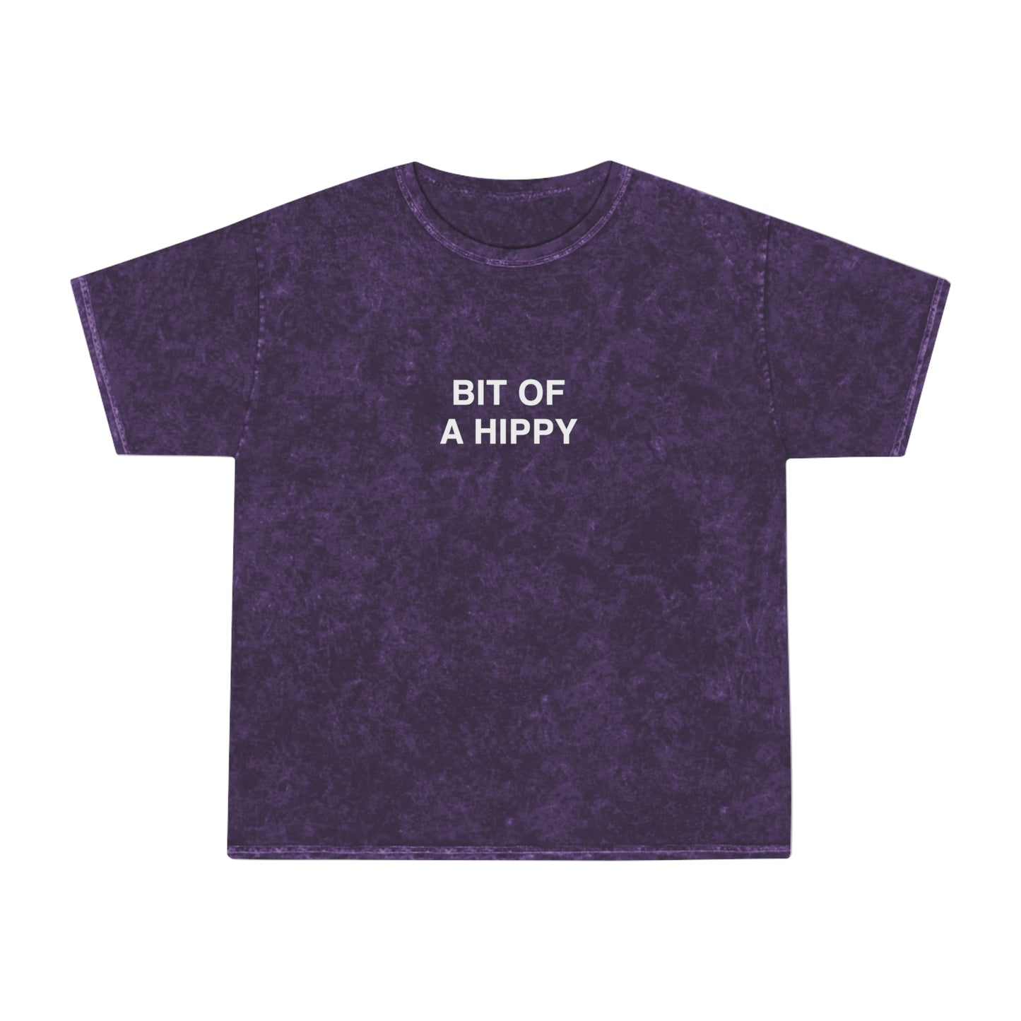 Bit of a hippy Unisex Mineral Wash T-Shirt