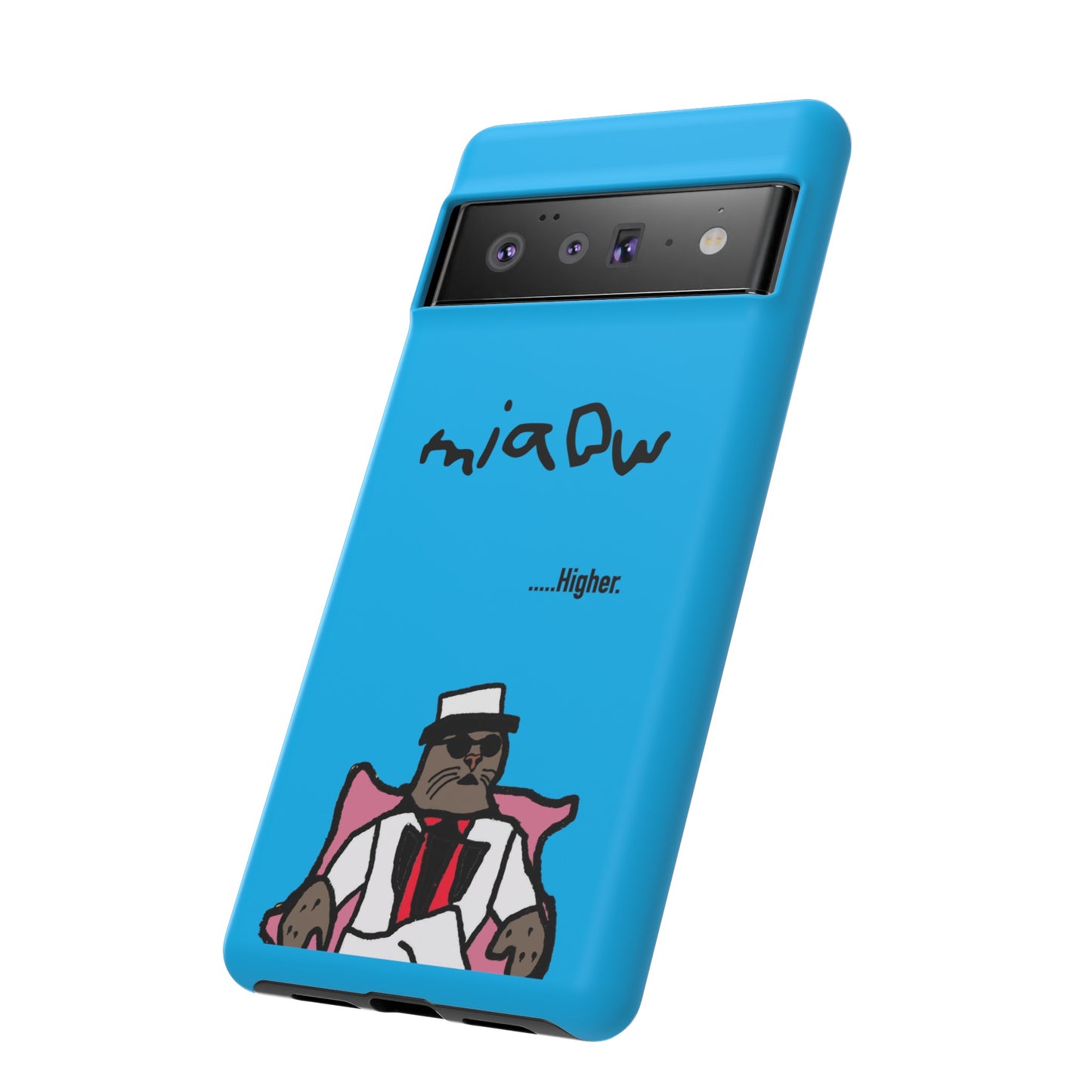 $MIAOW Phone case - Harder - Bright blue