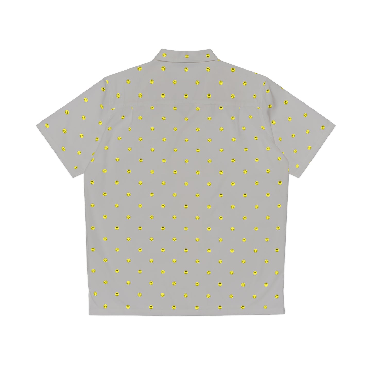 Smiley face shirt grey