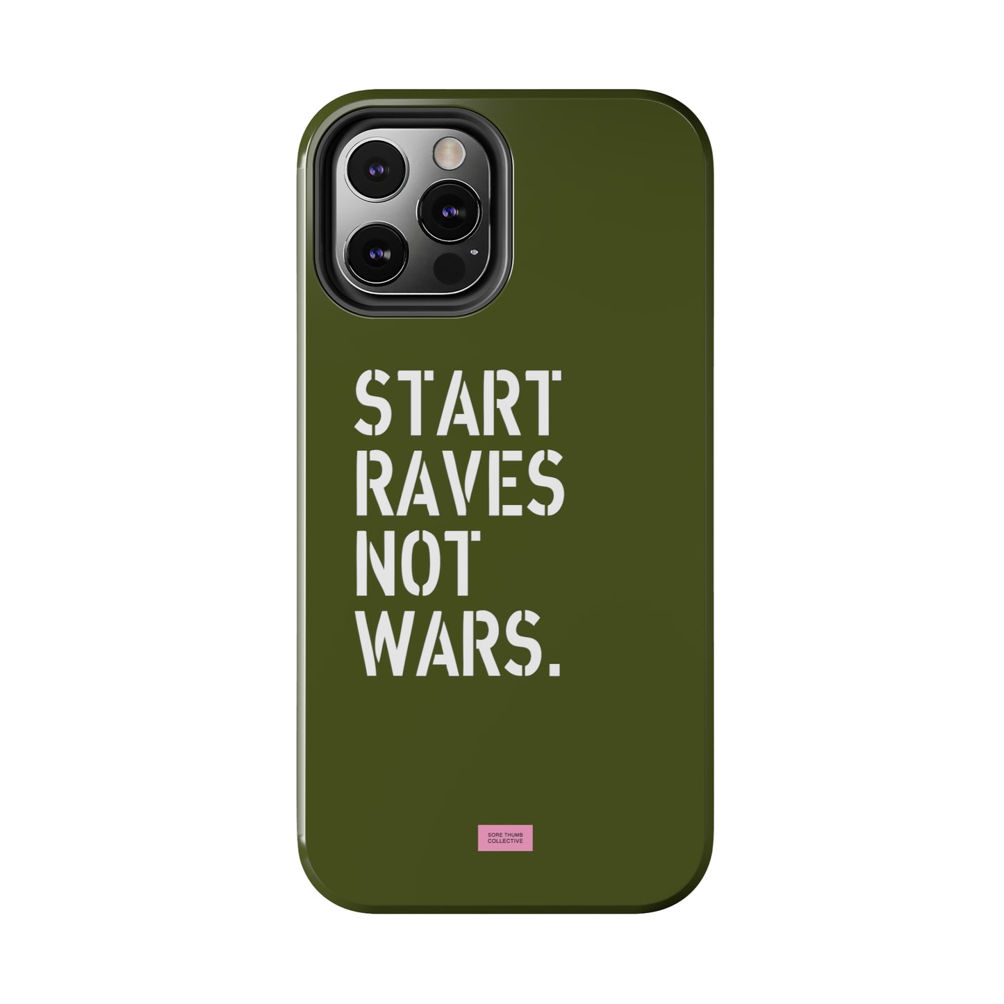 Start Raves Not Wars iPhone Case