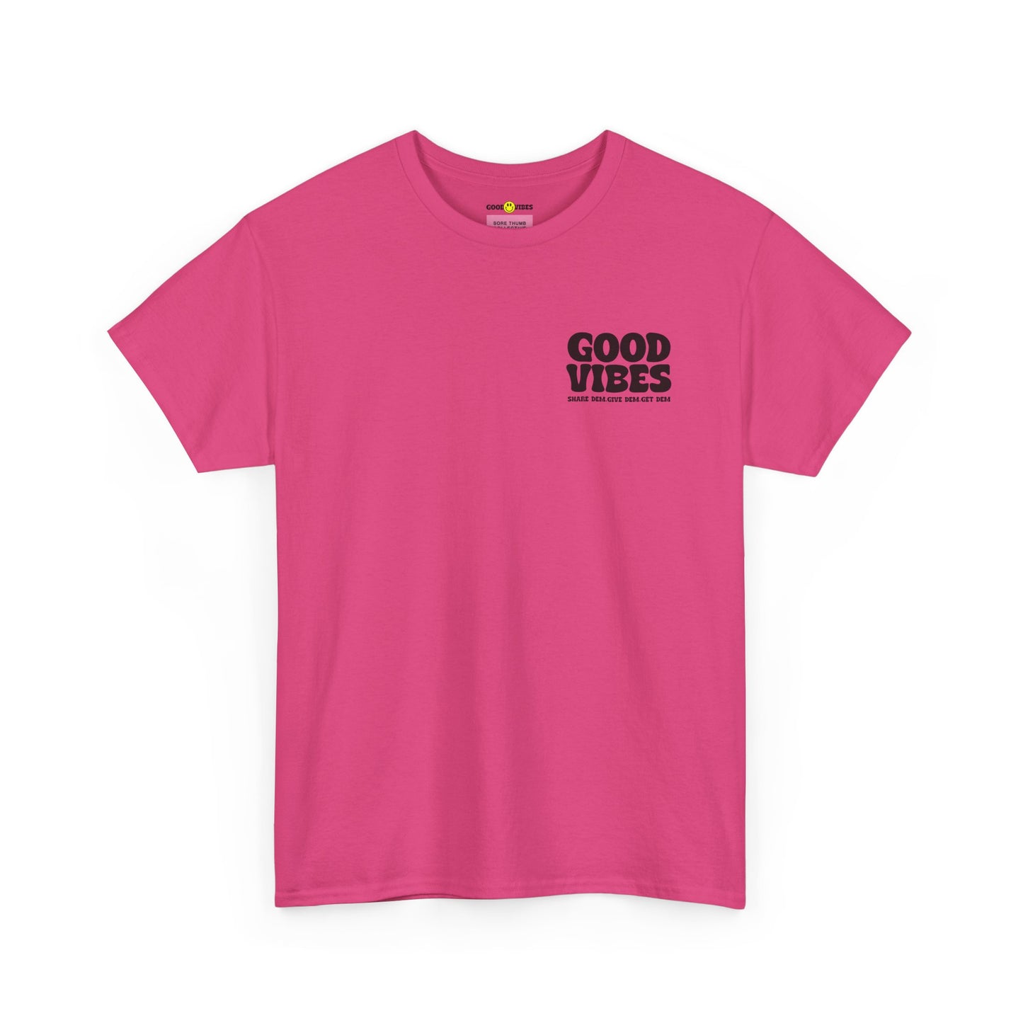 Good Vibes T-Shirt | Bold Graphics, Spiritual Style, & Crypto Merch in Brights, Pastels, Black & White