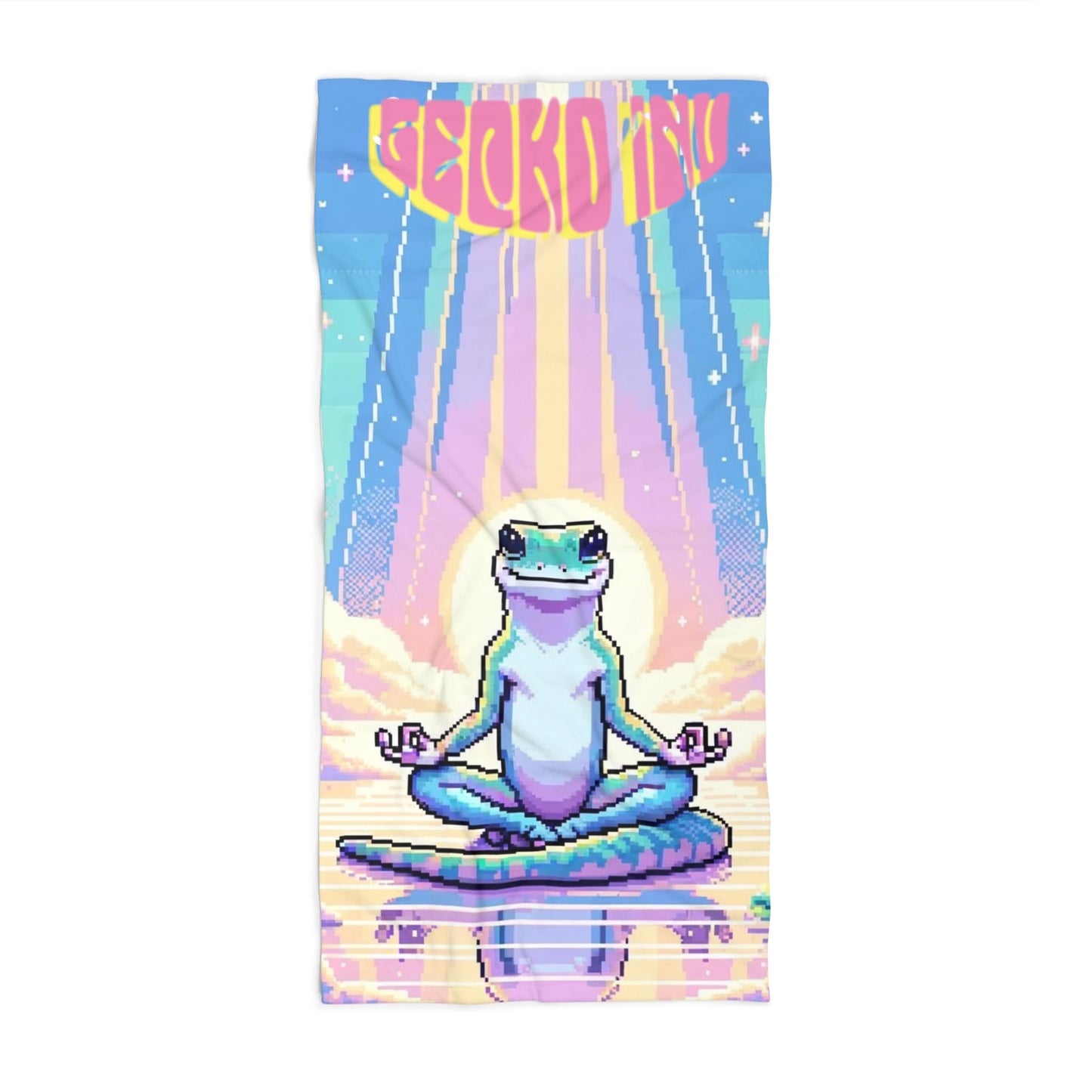 $GEC chilling gecko Beach Towel