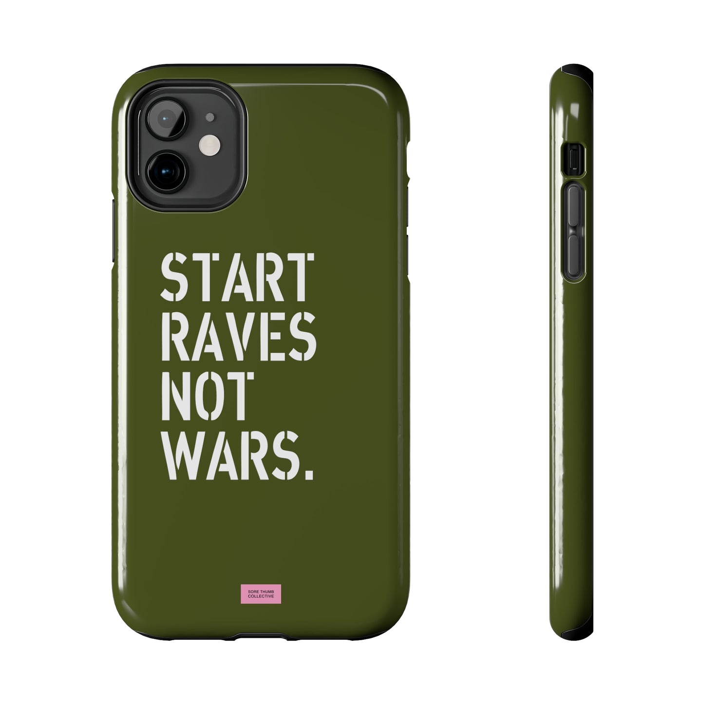 Start Raves Not Wars iPhone Case