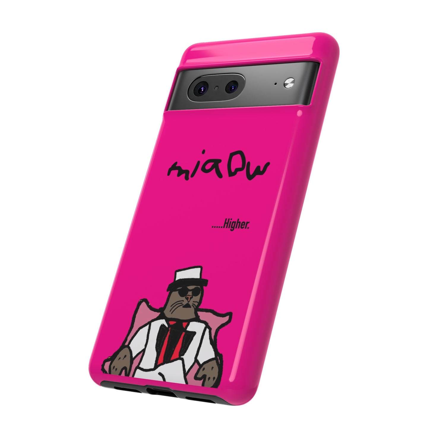 $MIAOW Phone case - Harder - Hot pink