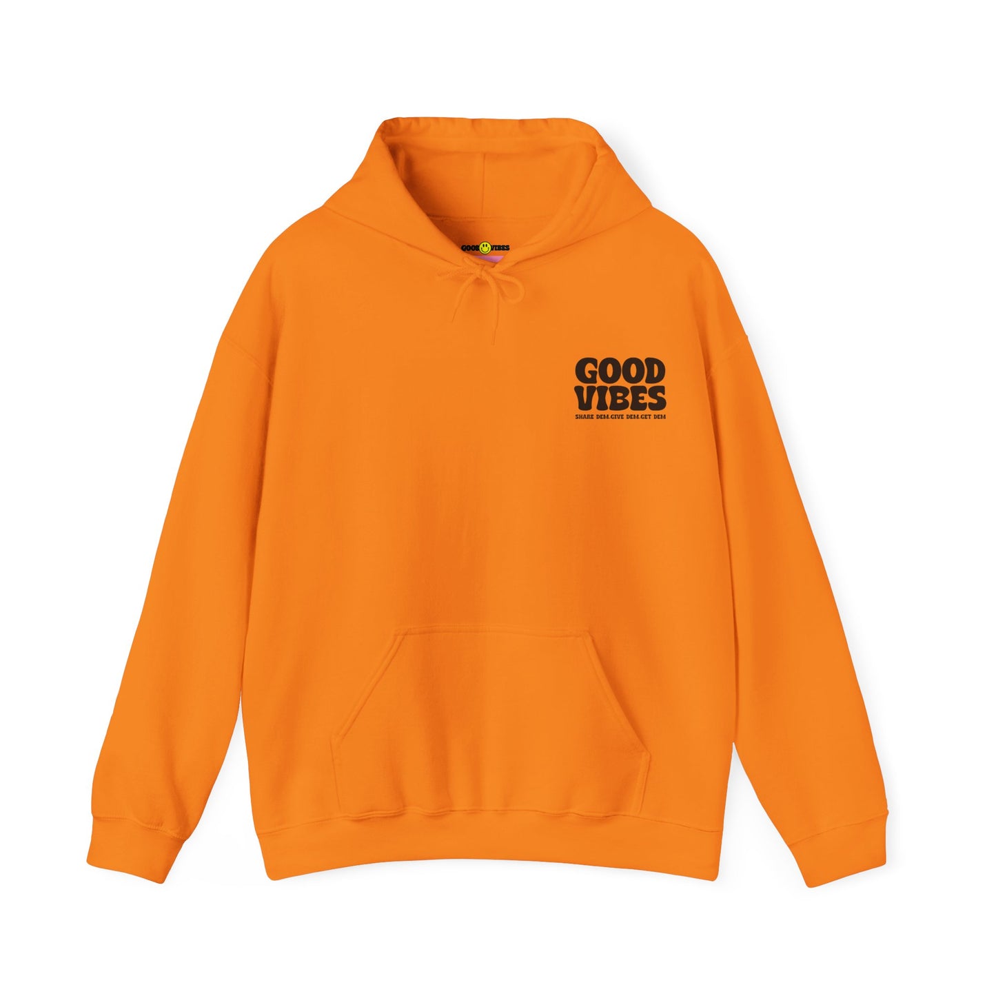 Good Vibes Hoodie | Bold Graphics, Positive Energy, & Spiritual Crypto Merch in Brights & Classics