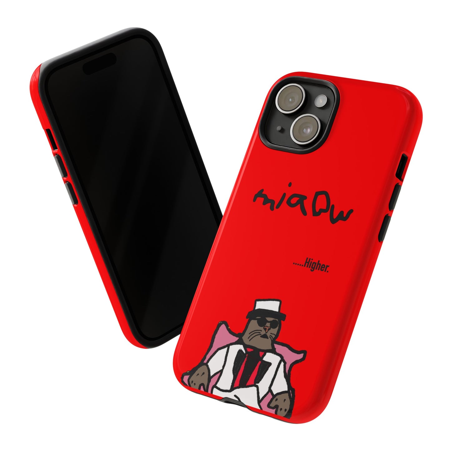 $MIAOW Phone case - Harder - Red