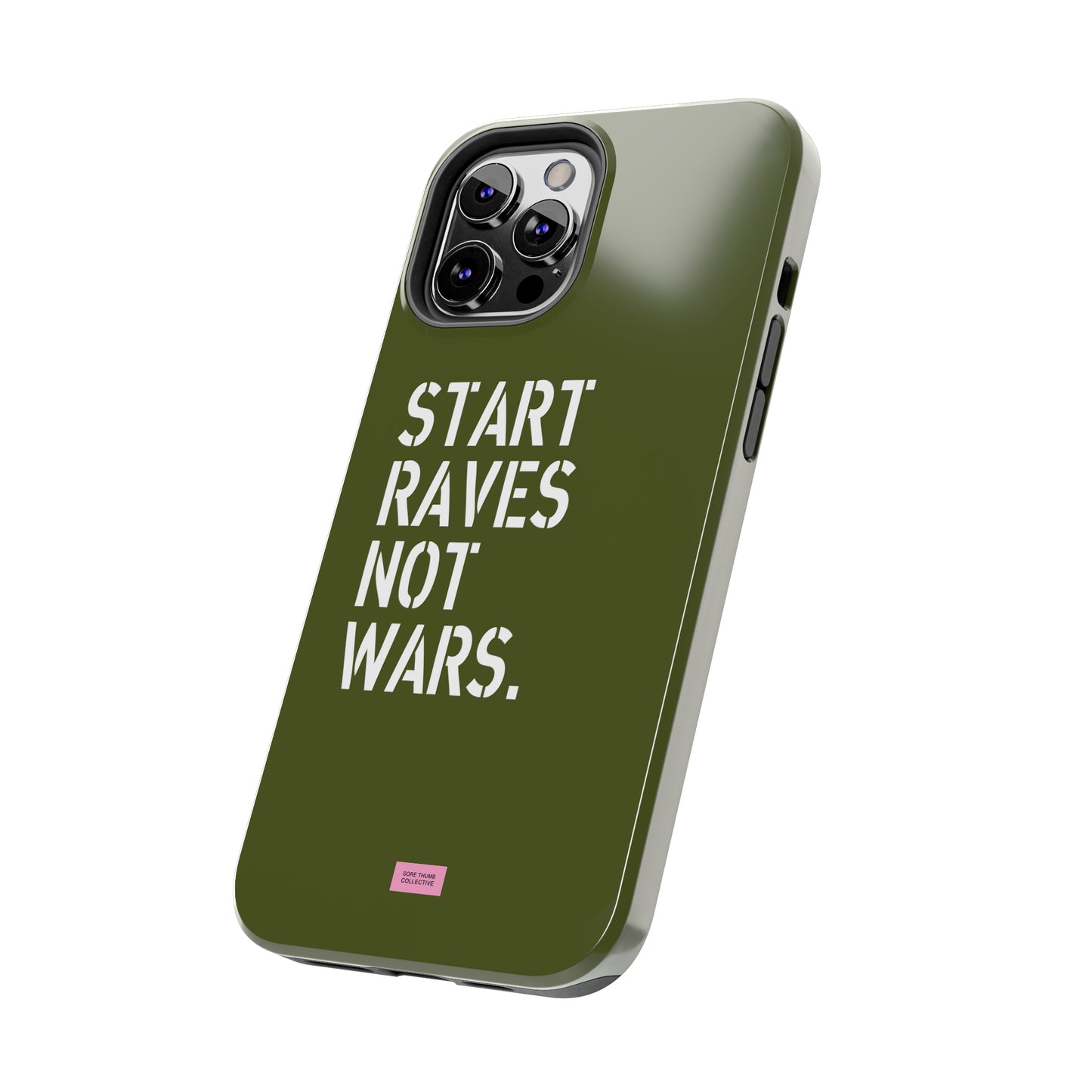 Start Raves Not Wars iPhone Case