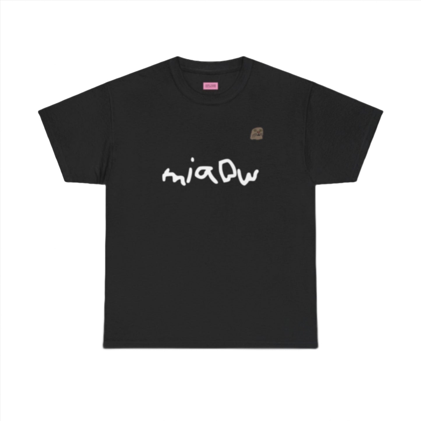 $ MIAOW harder print T shirt