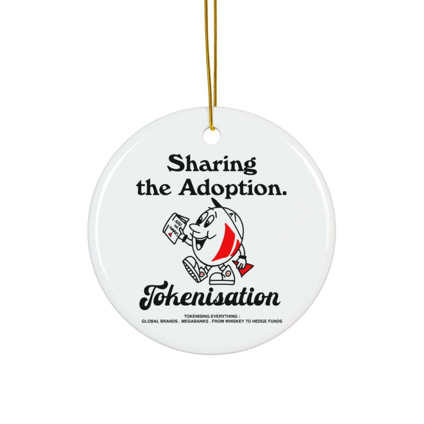 Sharing the Adoption white - Avalanche Christmas Decoration