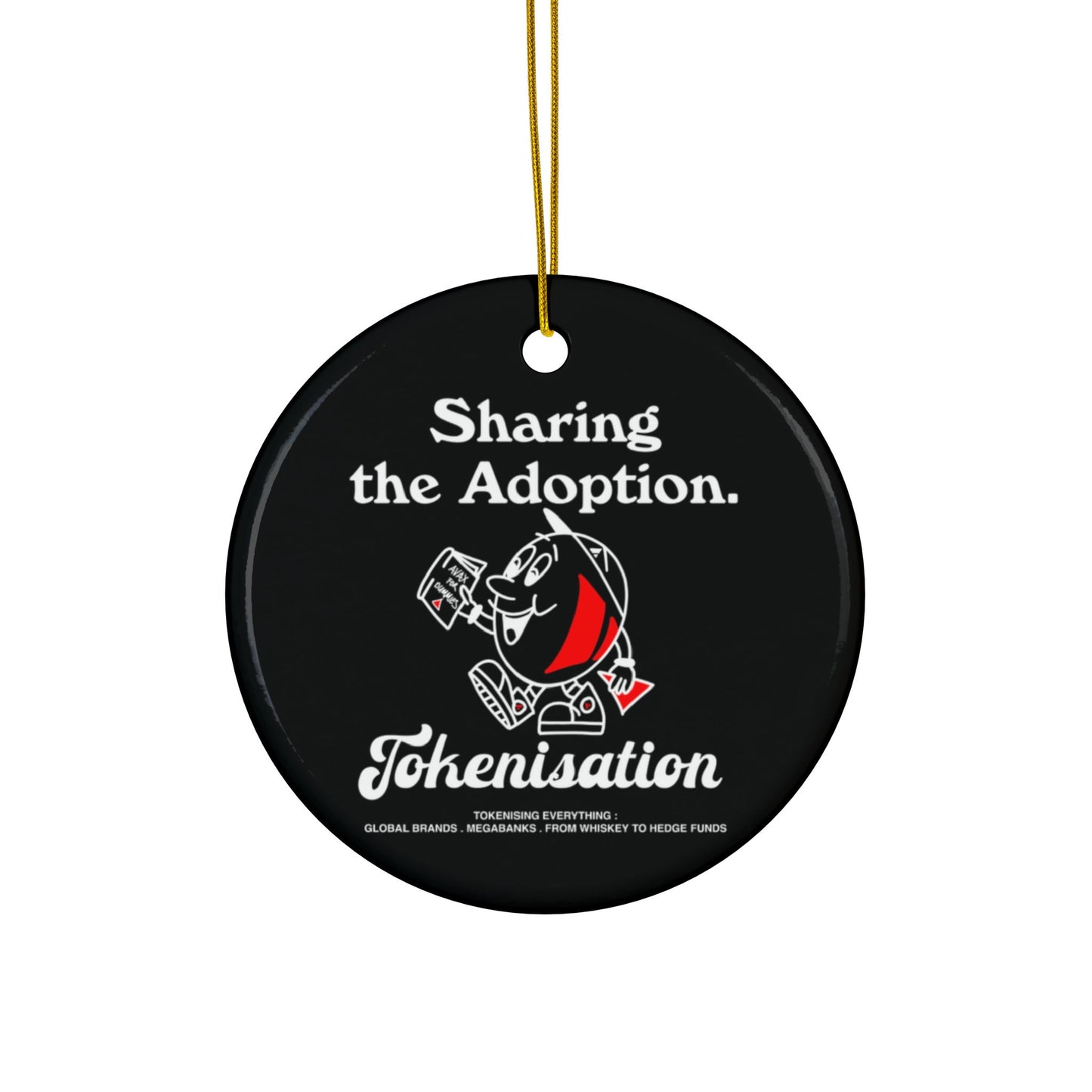 Sharing the Adoption Black - Avalanche Christmas Decoration