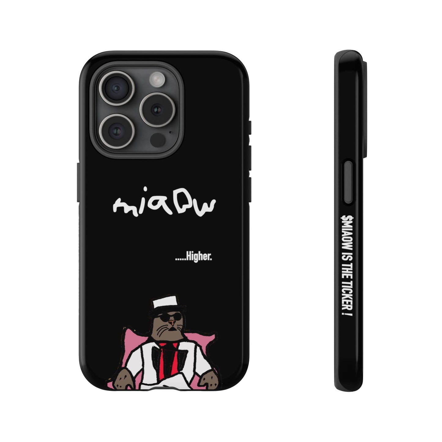 $MIAOW Phone case - Harder - Black