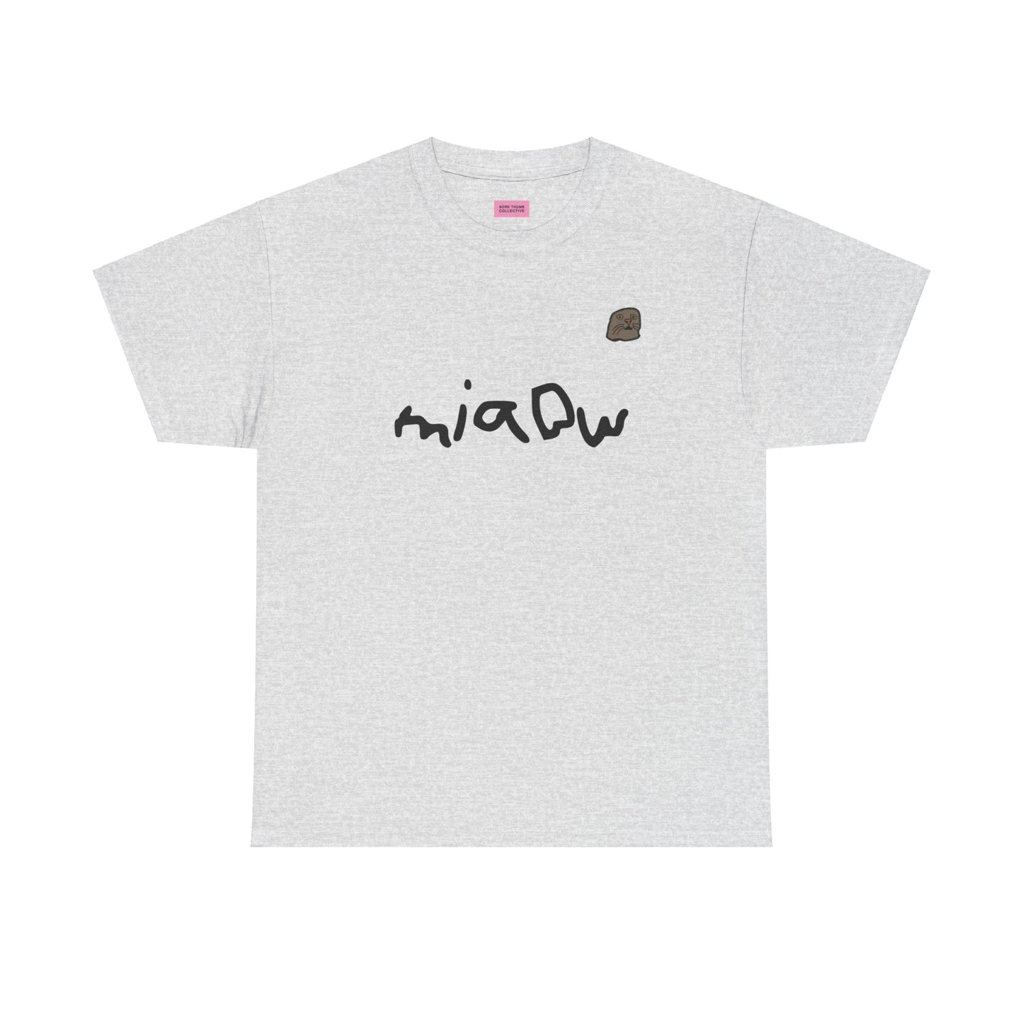 $ MIAOW harder print T shirt