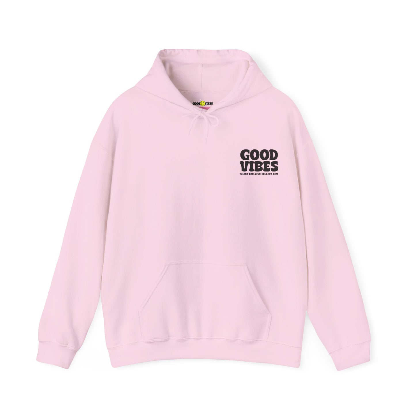 Good Vibes Hoodie | Bold Graphics, Positive Energy, & Spiritual Crypto Merch in Brights & Classics