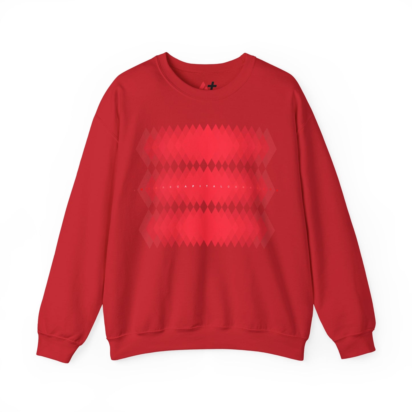 Avalanche Where Capital Connects Optical Illusion Sweatshirt