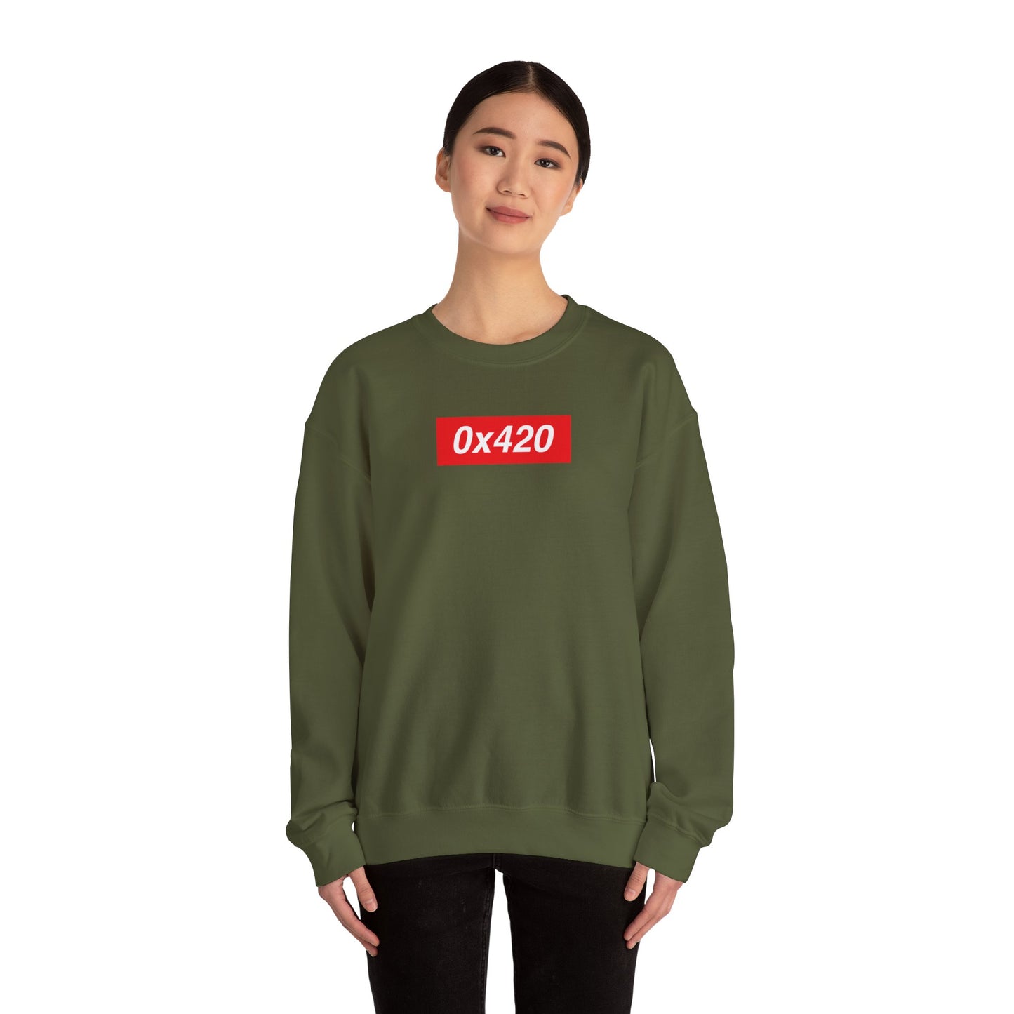 0x420 small logo sweater