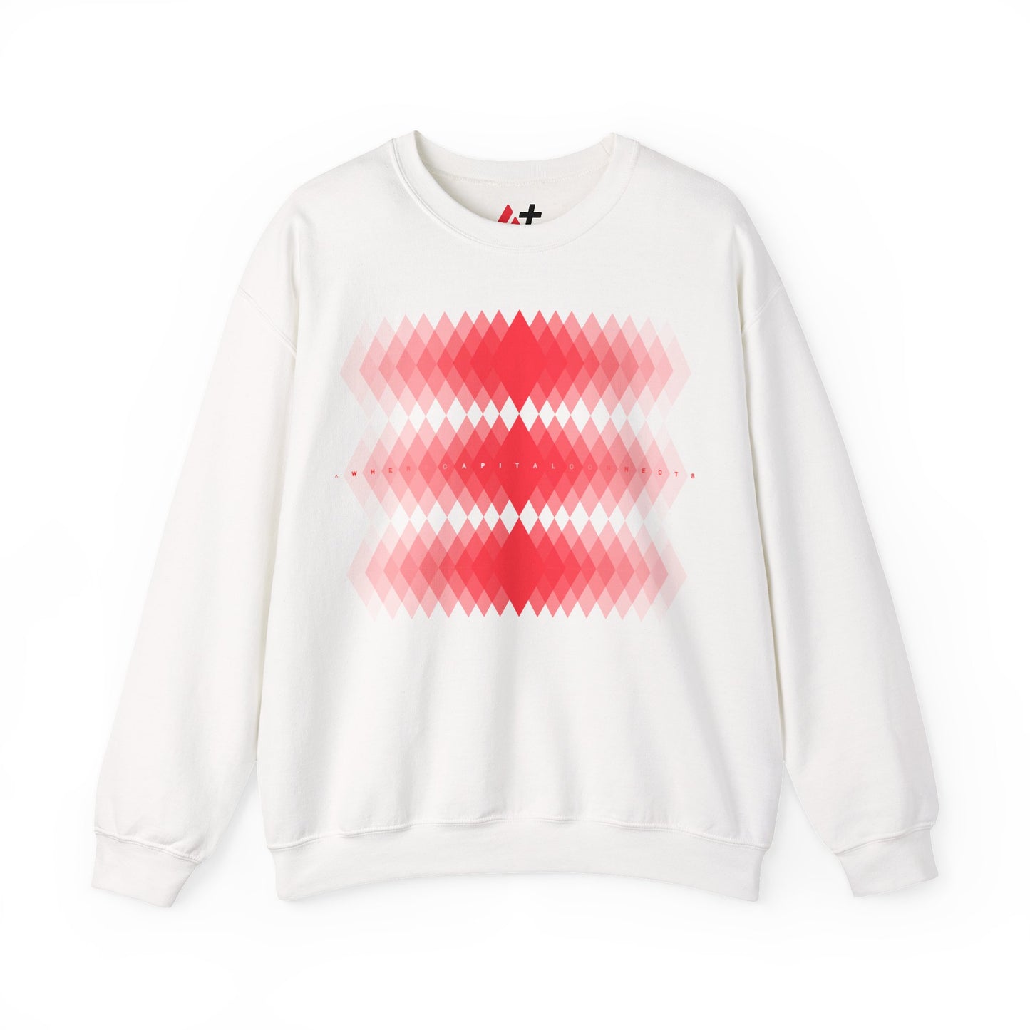 Avalanche Where Capital Connects Optical Illusion Sweatshirt
