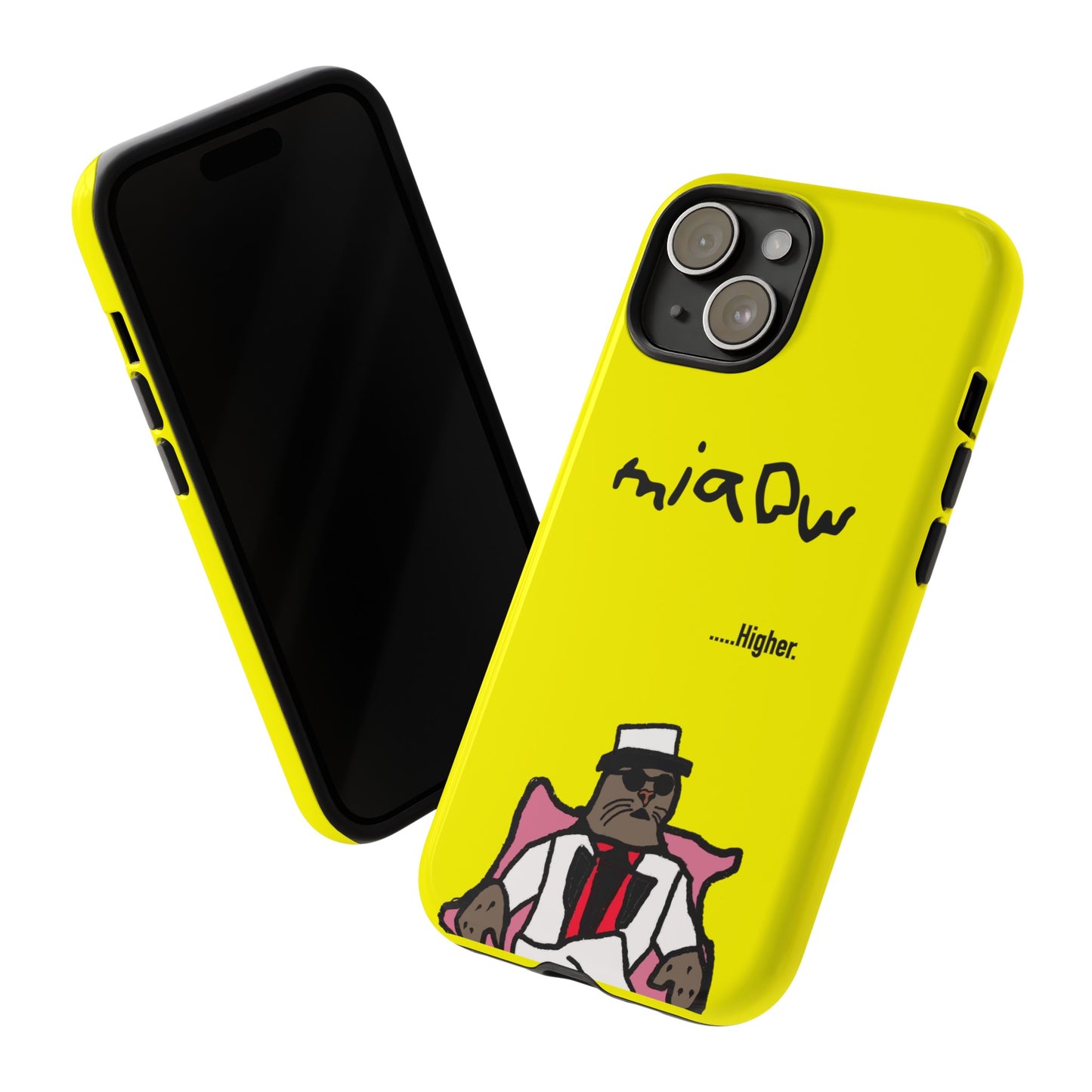 $MIAOW Phone case - Harder - Yellow