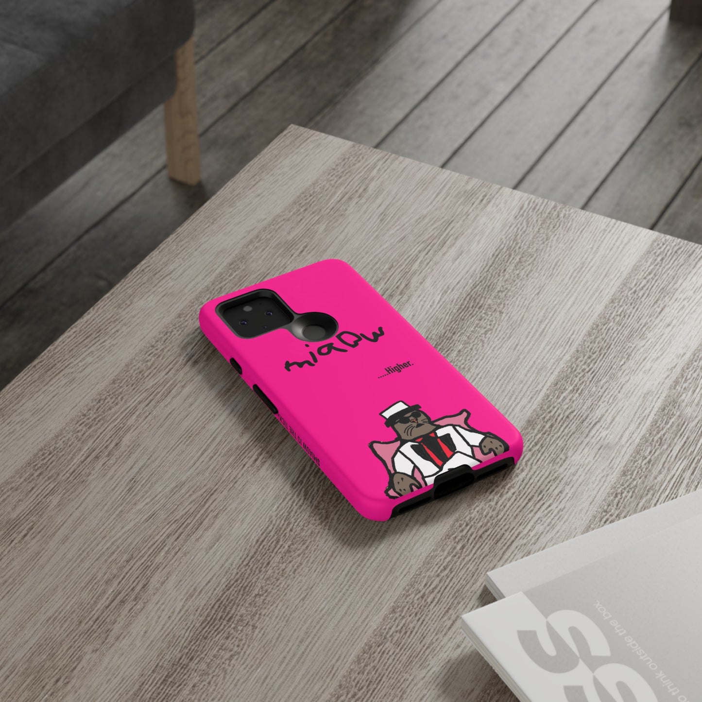 $MIAOW Phone case - Harder - Hot pink