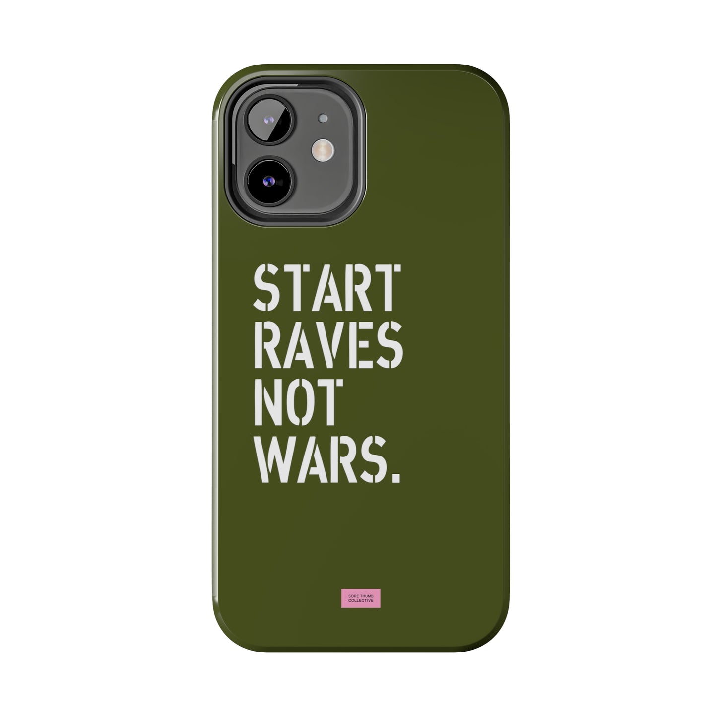 Start Raves Not Wars iPhone Case