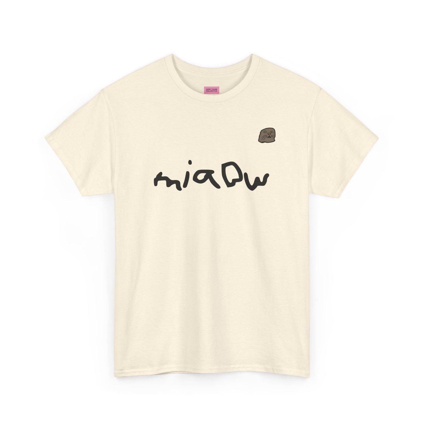 $ MIAOW harder print T shirt