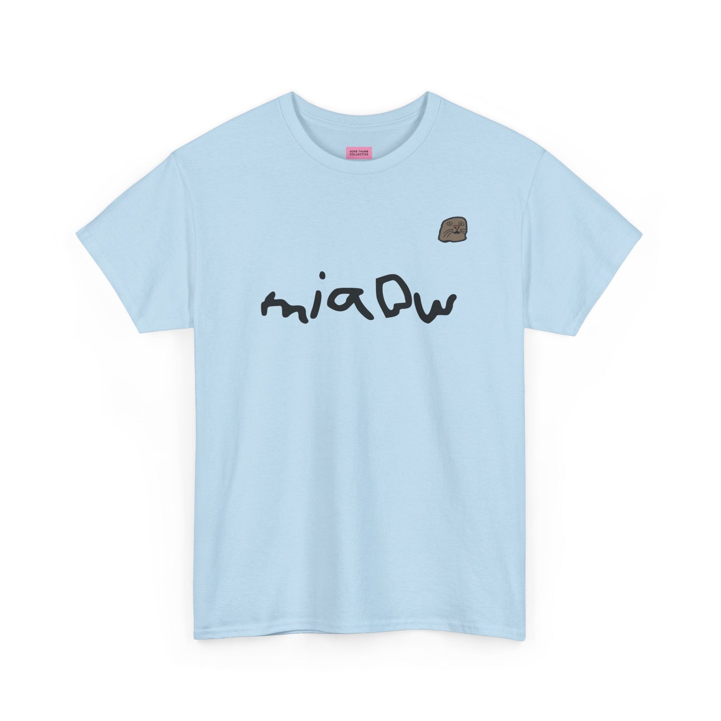 $ MIAOW harder print T shirt