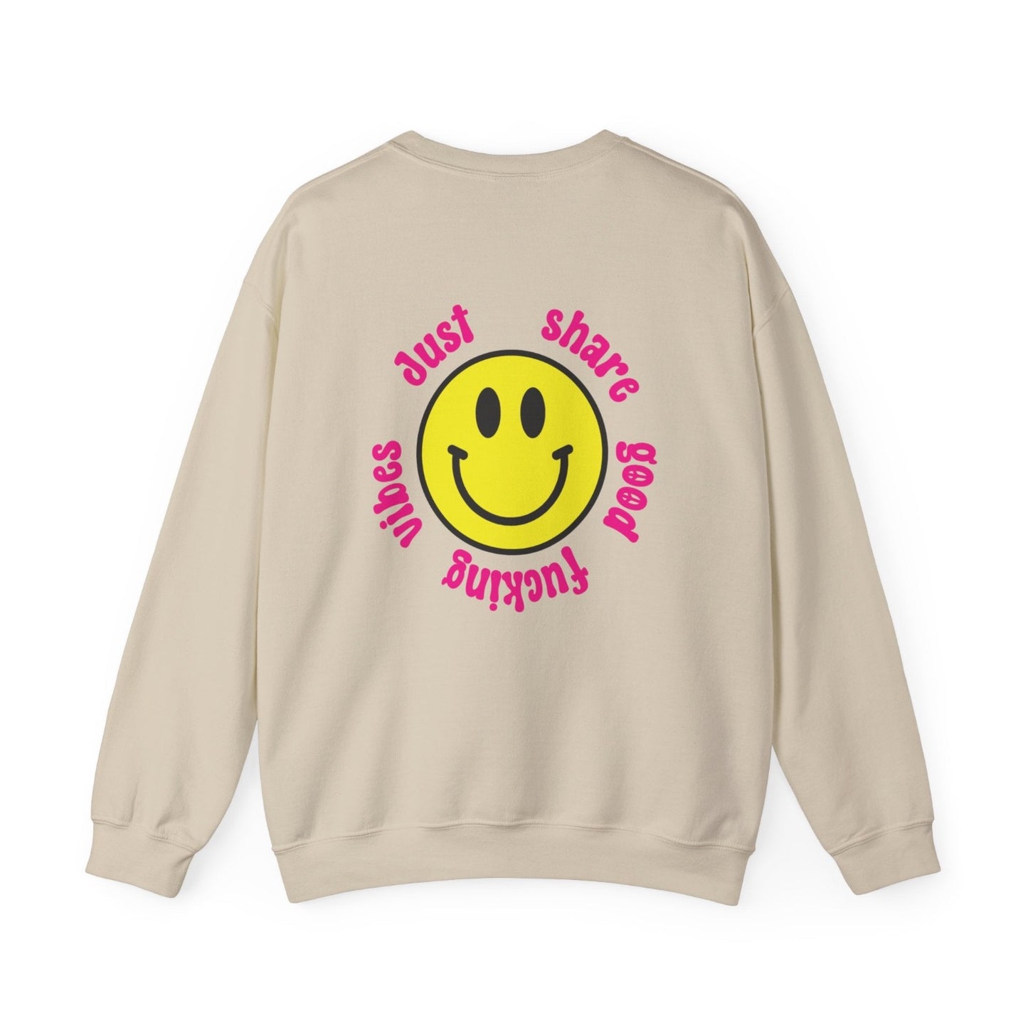 good vibes oversized sweatshirt