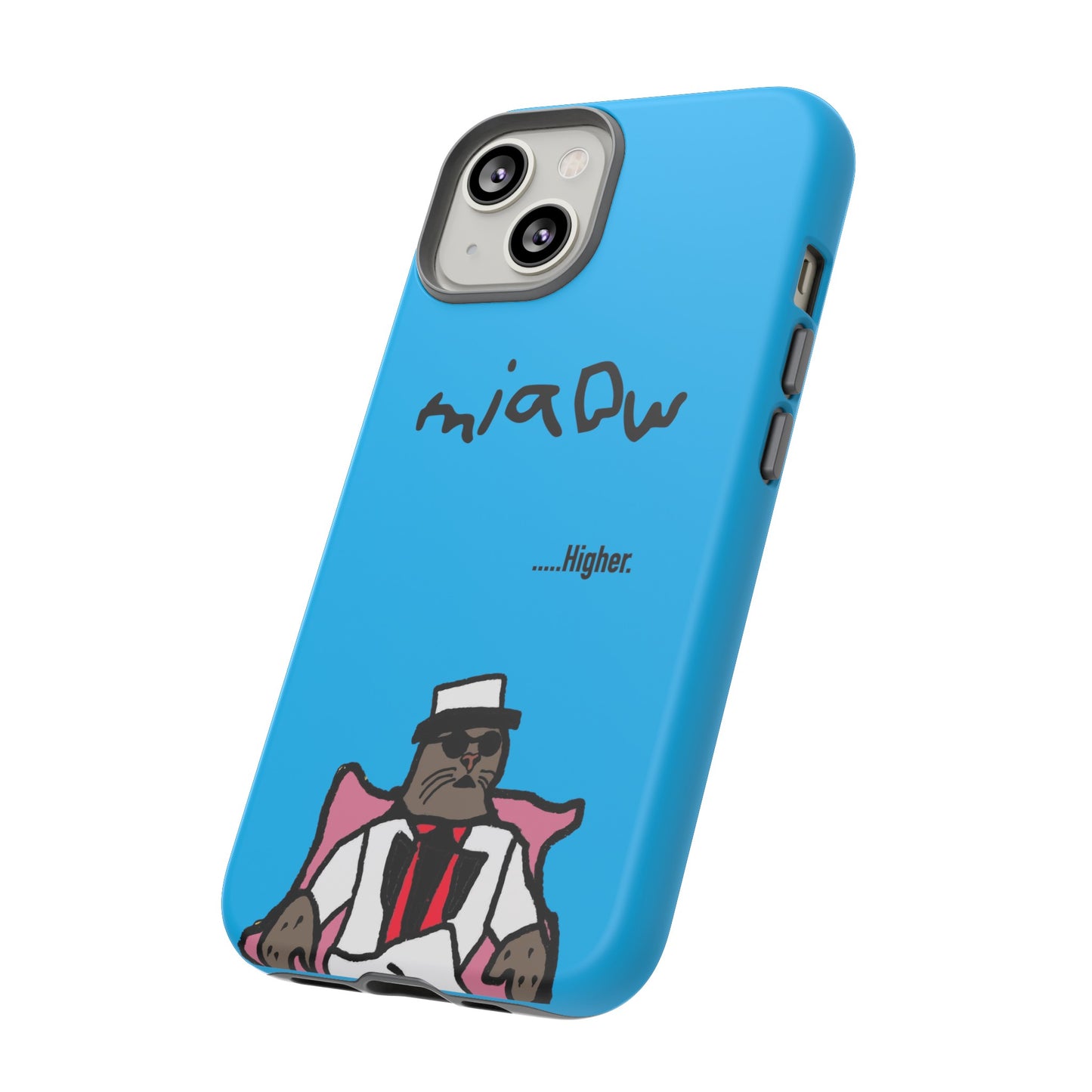 $MIAOW Phone case - Harder - Bright blue