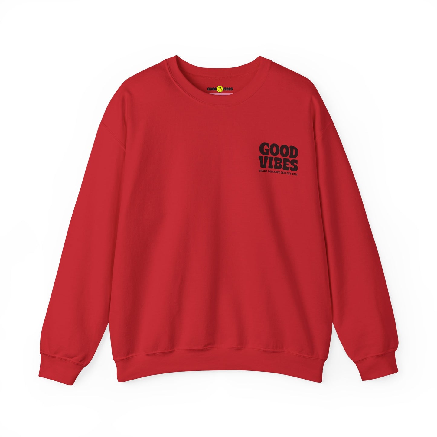 Good Vibes Sweatshirt | Bold Graphics, Positive Energy & Spiritual Style in Brights, Pastels, & Classic Colors