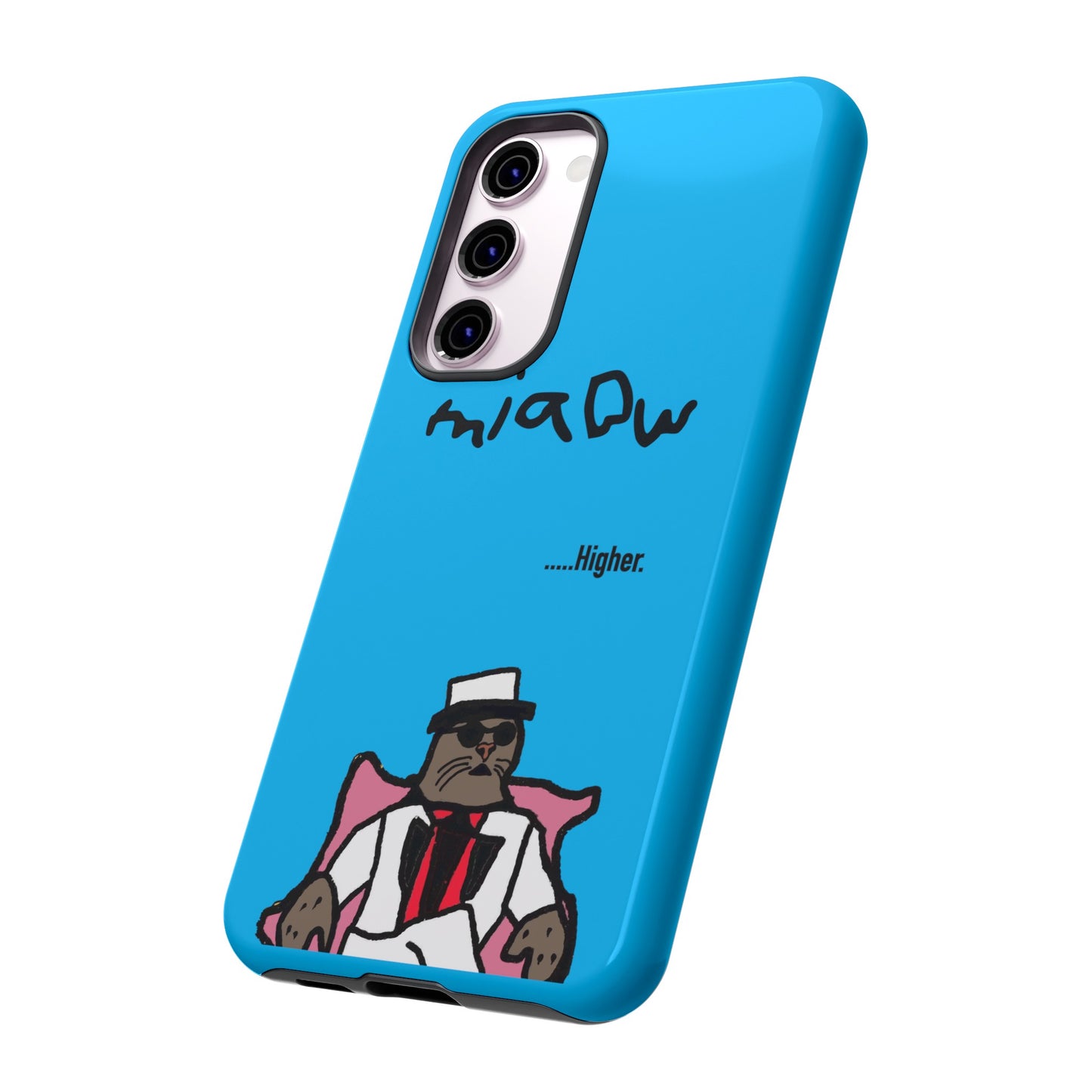 $MIAOW Phone case - Harder - Bright blue