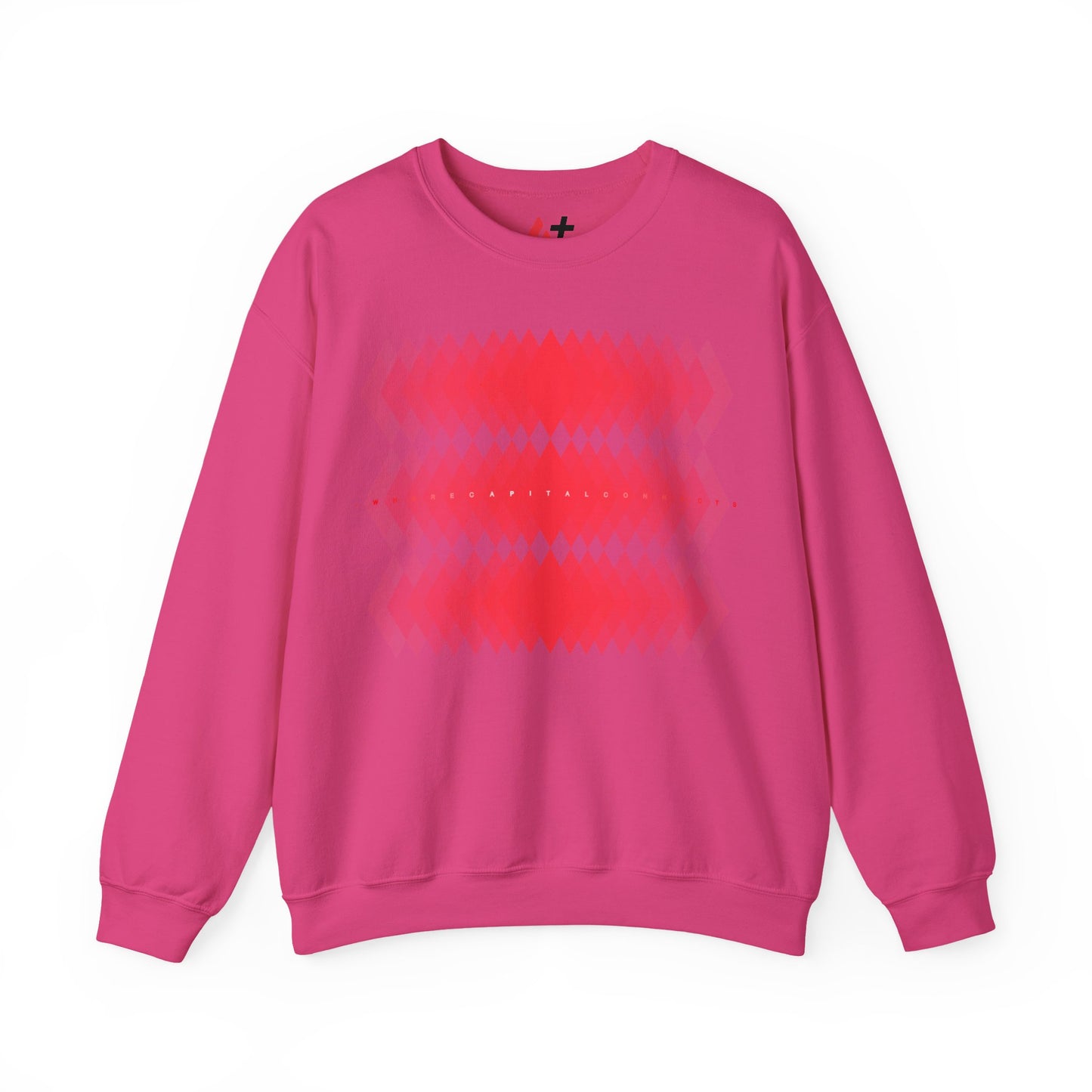 Avalanche Where Capital Connects Optical Illusion Sweatshirt